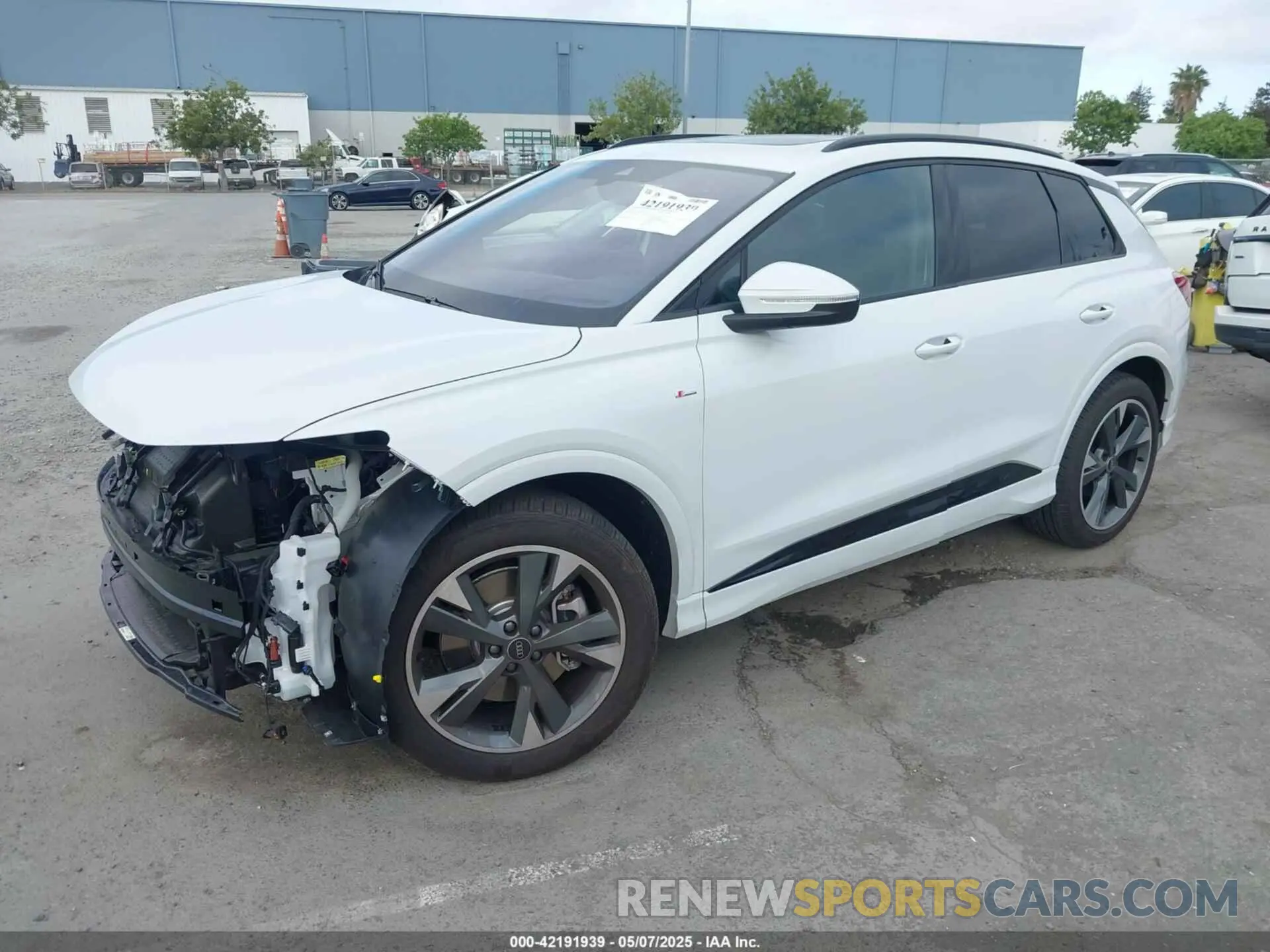 2 Photograph of a damaged car WA1MUBFZ3RP051935 AUDI Q4 E-TRON 2024