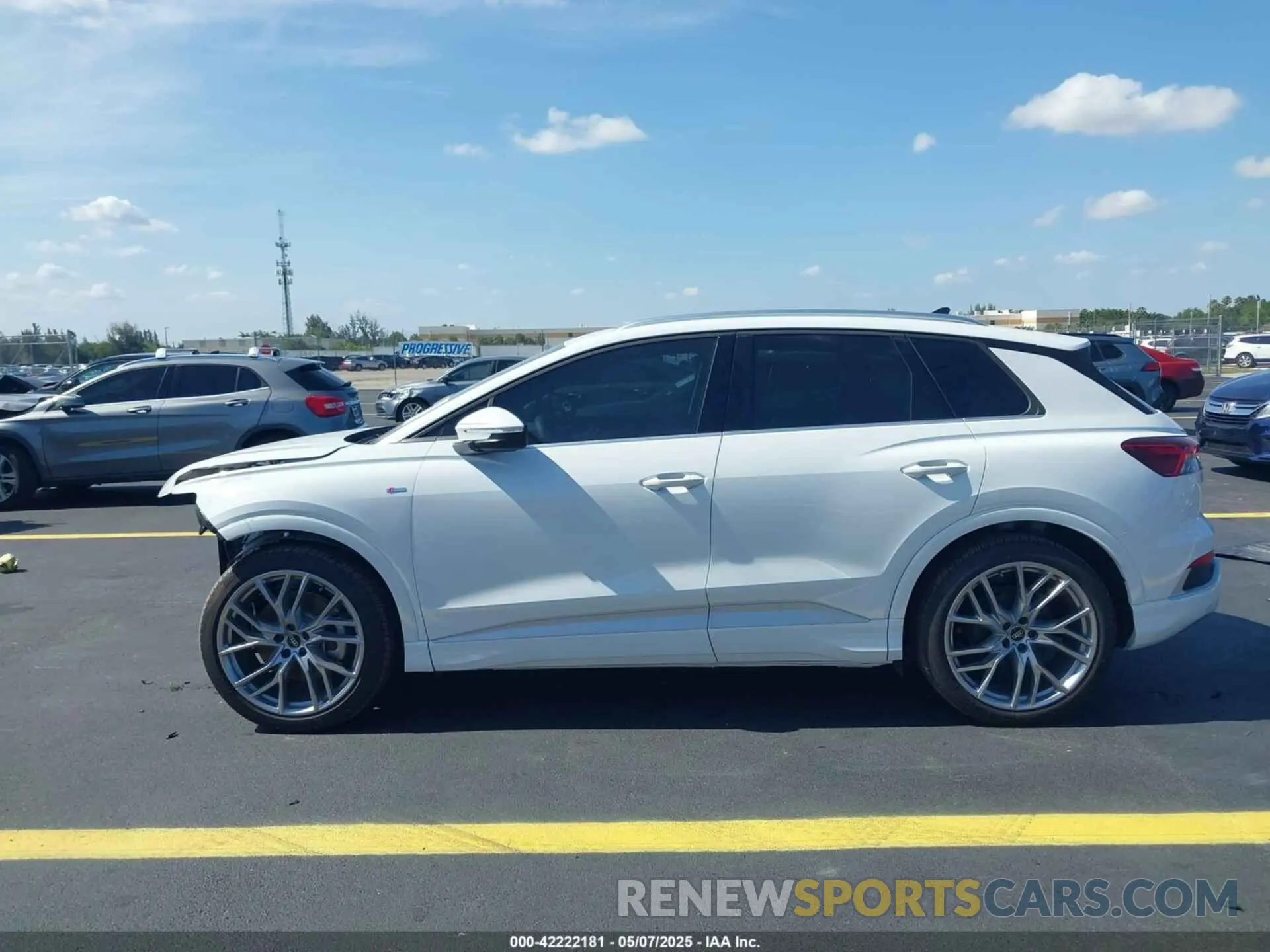 15 Photograph of a damaged car WA1LUBFZ3SP012635 AUDI Q4 E-TRON 2025