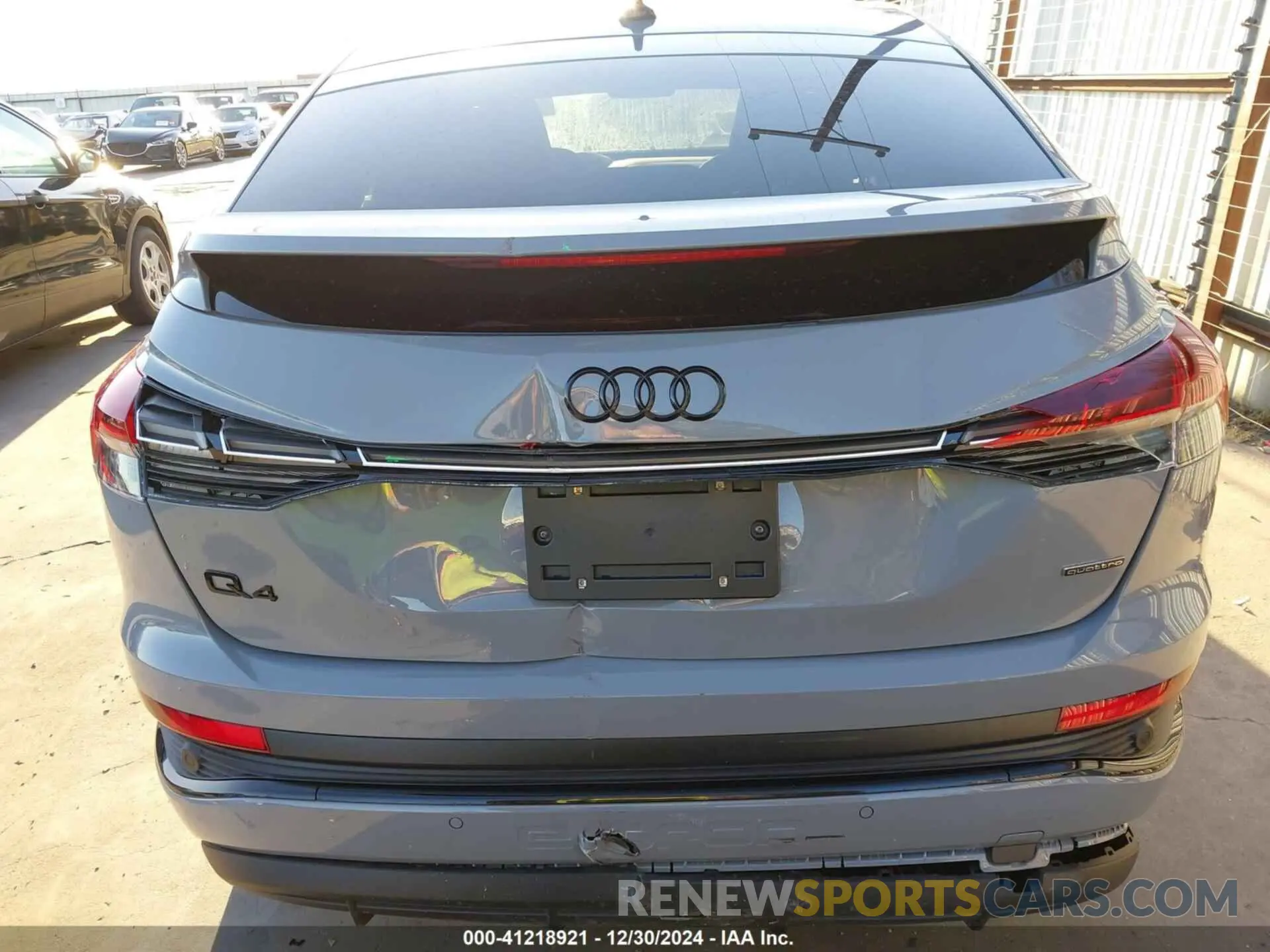 16 Фотография поврежденного автомобиля WA14UBFZ6RP074092 AUDI Q4 SPORTBACK E-TRON 2024