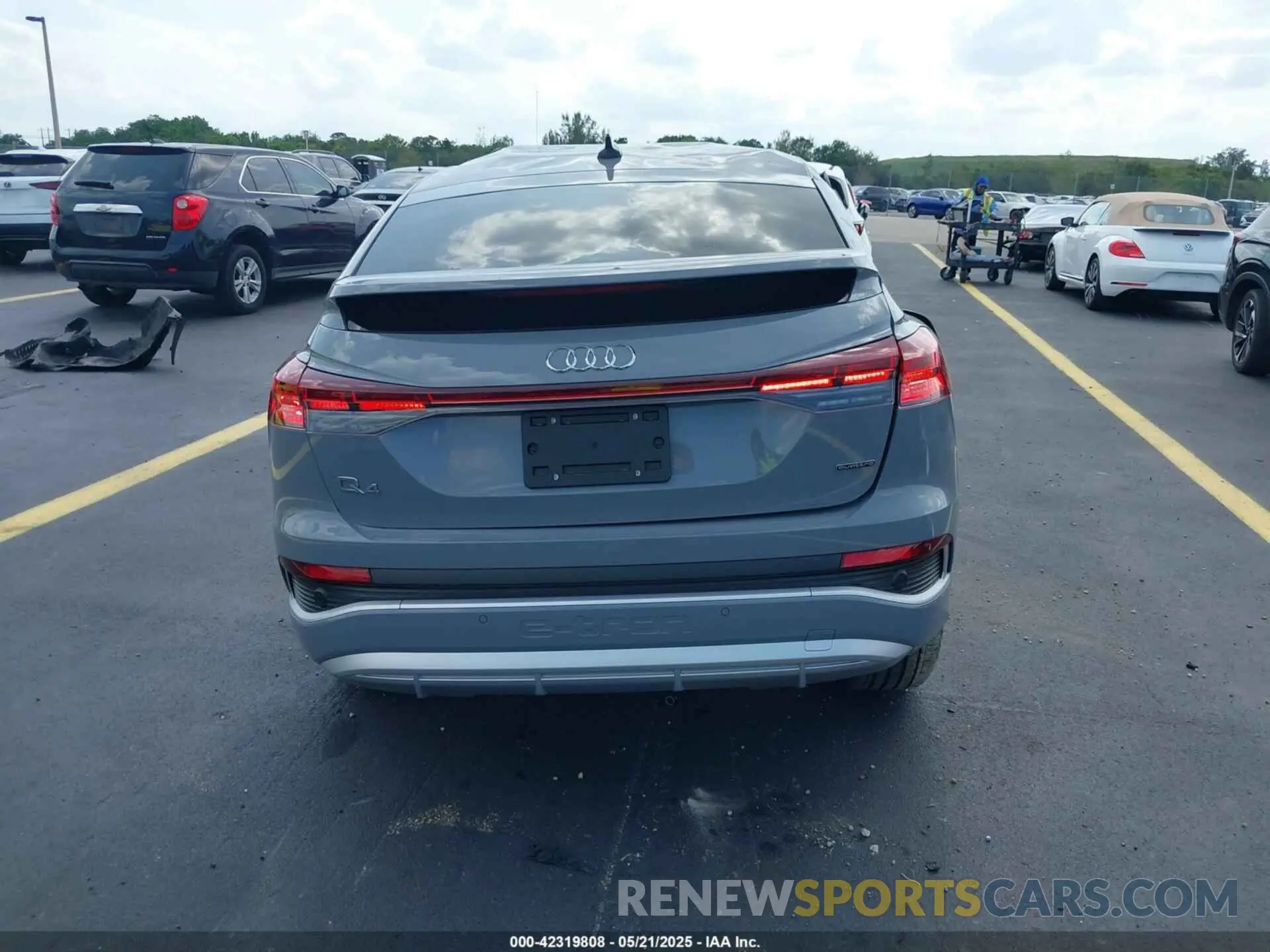 16 Photograph of a damaged car WA12UBFZ8SP023867 AUDI Q4 SPORTBACK E-TRON 2025