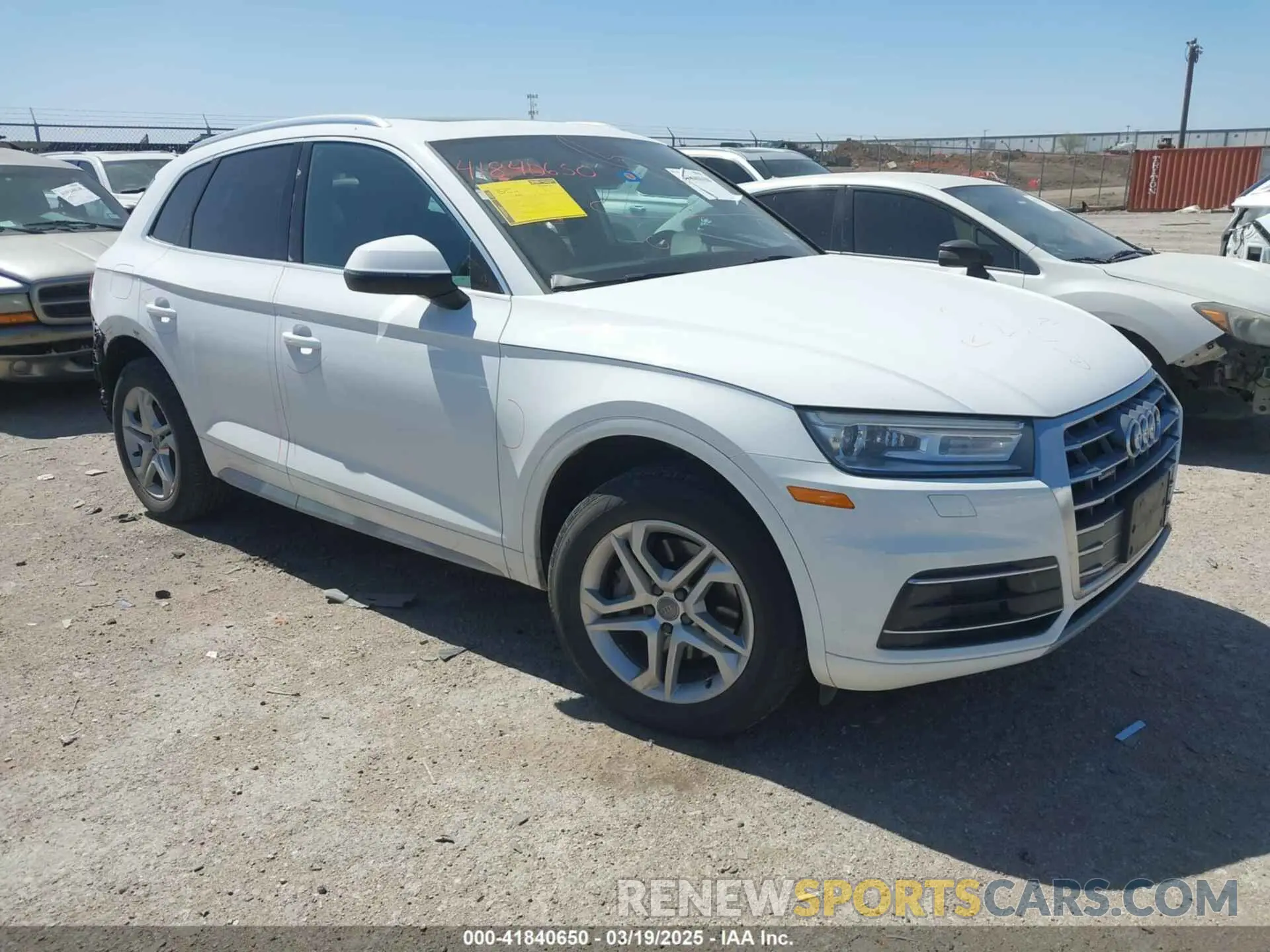 1 Фотография поврежденного автомобиля WA1ANAFY0K2022137 AUDI Q5 2019