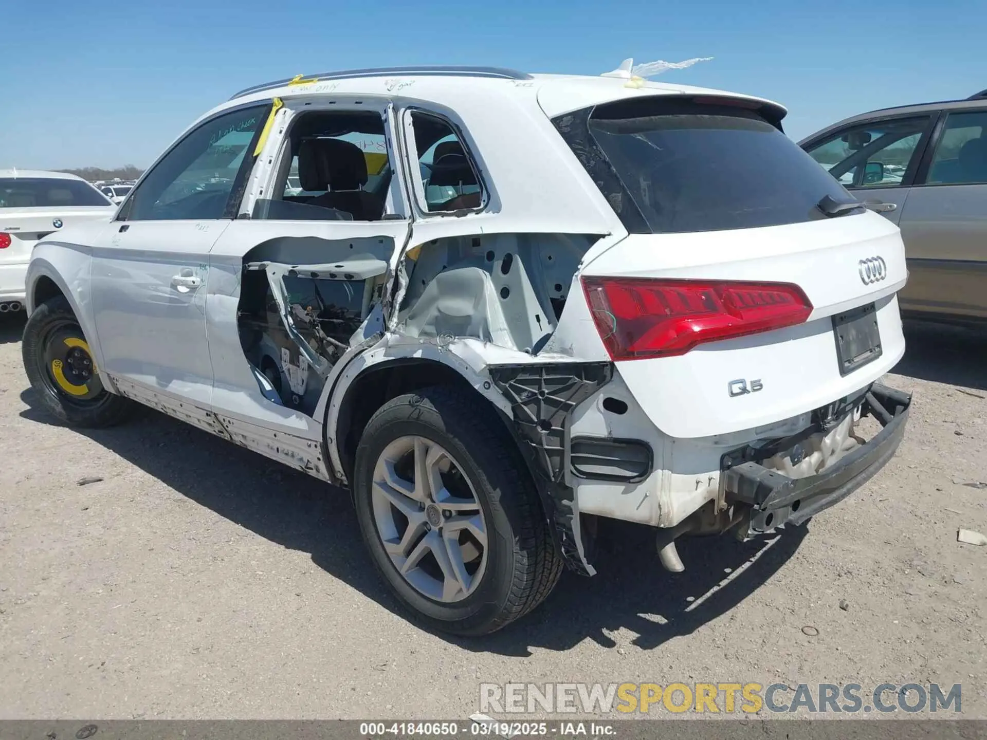 6 Фотография поврежденного автомобиля WA1ANAFY0K2022137 AUDI Q5 2019