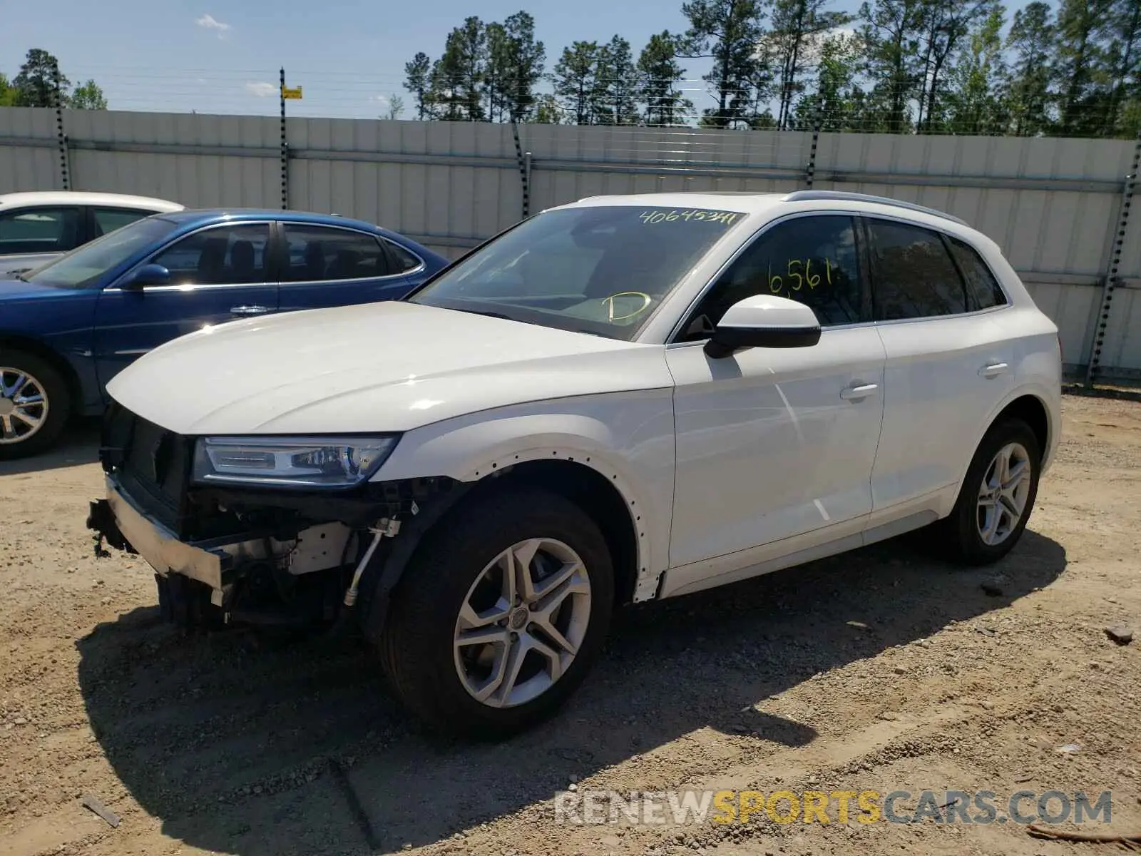2 Photograph of a damaged car WA1ANAFY0K2060273 AUDI Q5 2019