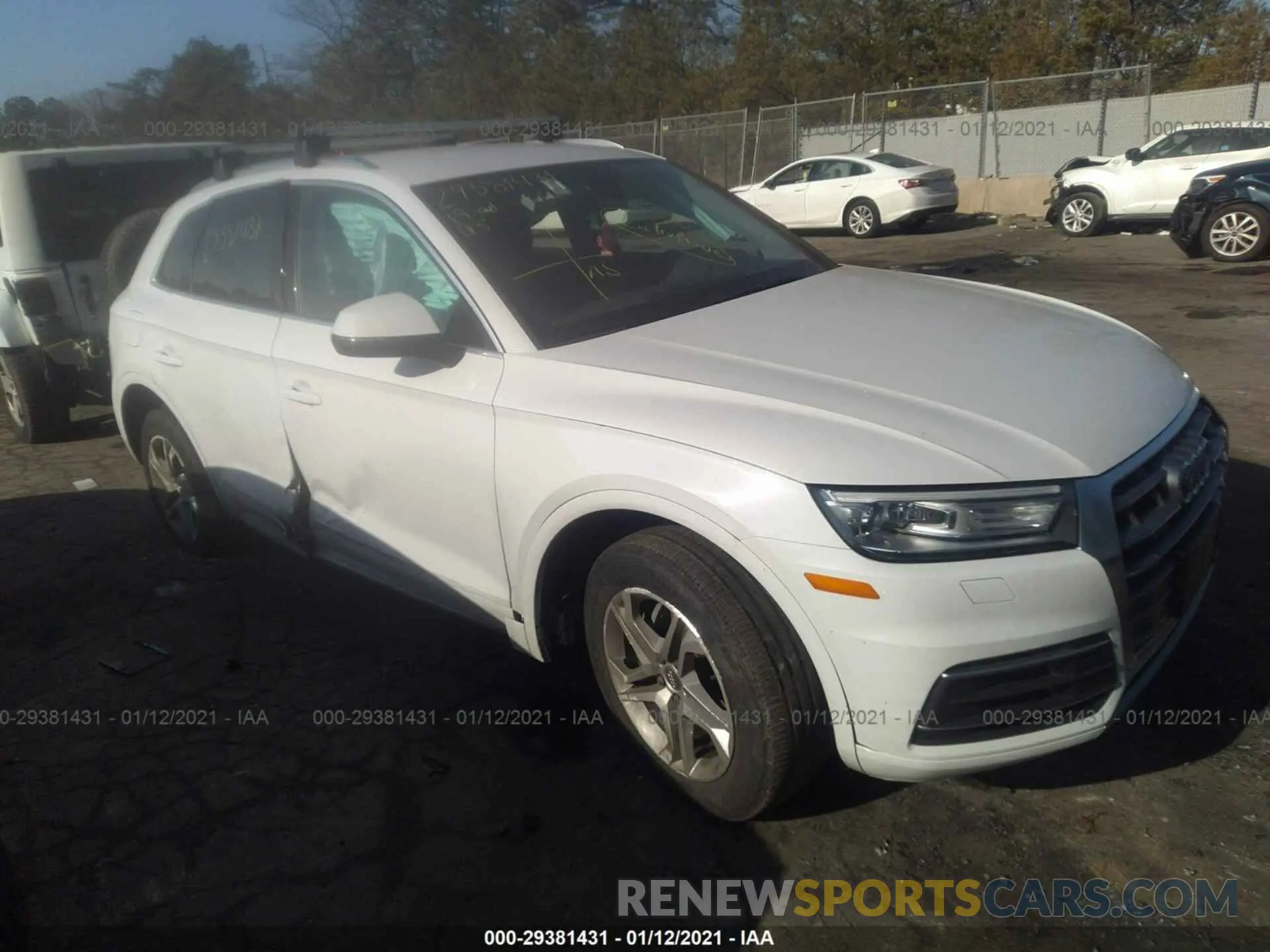 1 Photograph of a damaged car WA1ANAFY0K2118351 AUDI Q5 2019