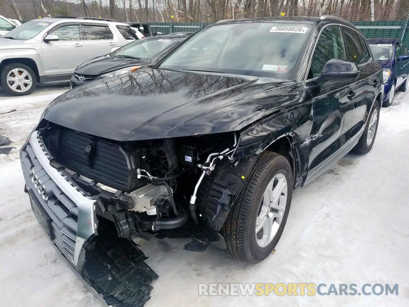 2 Photograph of a damaged car WA1ANAFY5K2122010 AUDI Q5 2019