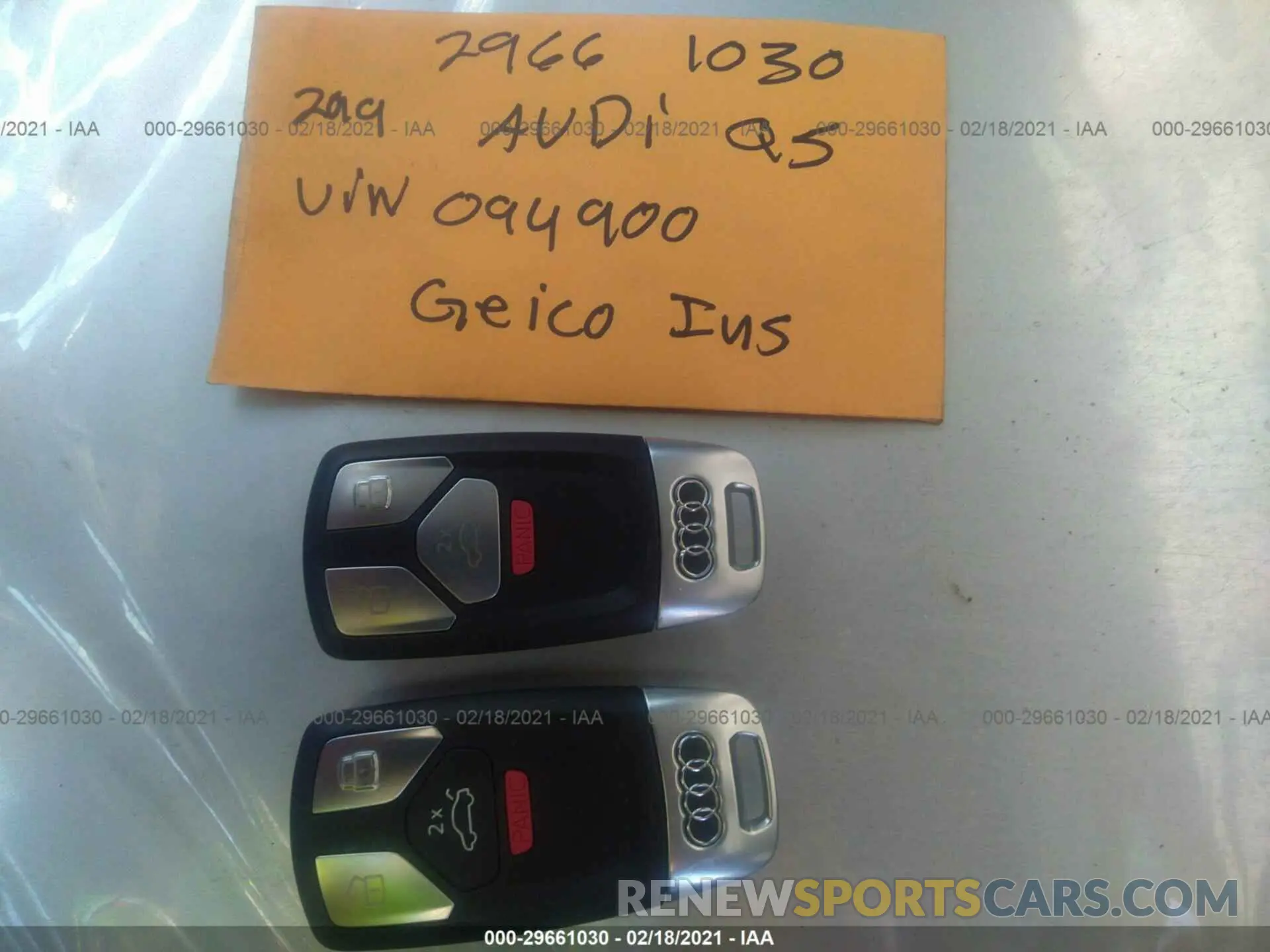 11 Photograph of a damaged car WA1ANAFY6K2094900 AUDI Q5 2019