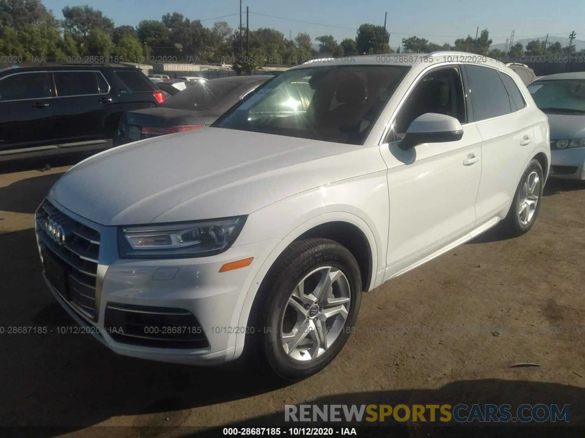 2 Фотография поврежденного автомобиля WA1ANAFY7K2068208 AUDI Q5 2019