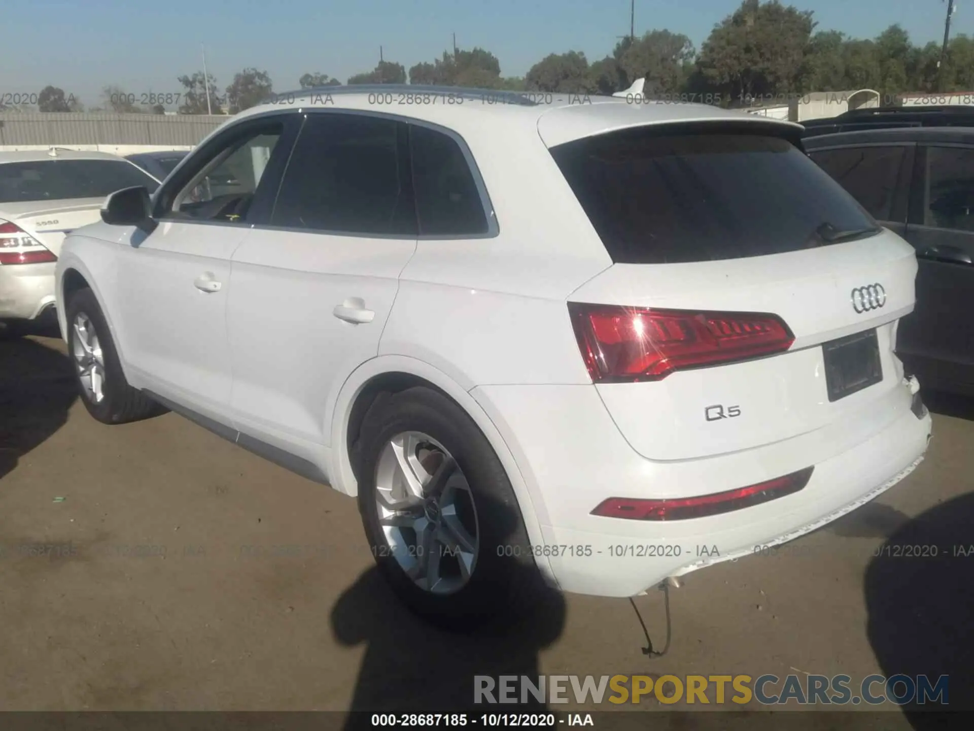 3 Фотография поврежденного автомобиля WA1ANAFY7K2068208 AUDI Q5 2019