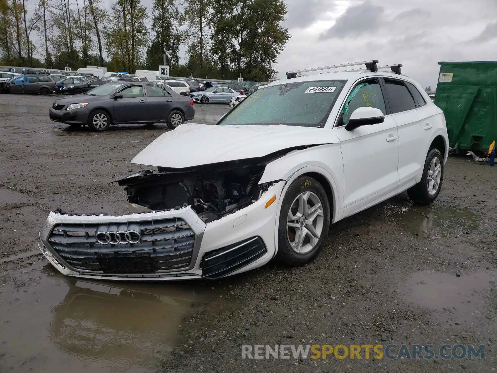2 Фотография поврежденного автомобиля WA1ANAFY7K2128892 AUDI Q5 2019