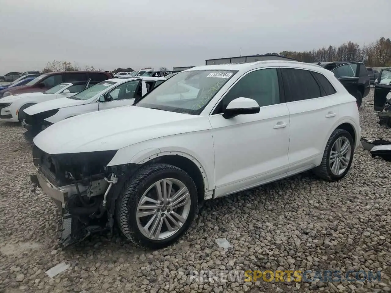 1 Фотография поврежденного автомобиля WA1BNAFY1K2044099 AUDI Q5 2019