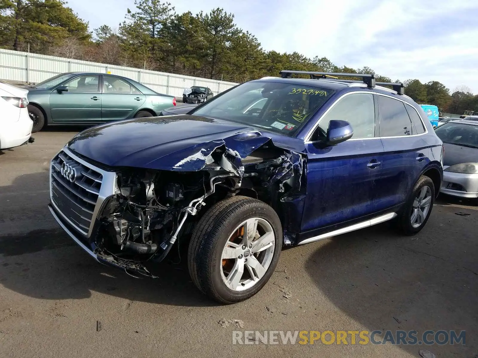 2 Photograph of a damaged car WA1BNAFY3K2050650 AUDI Q5 2019