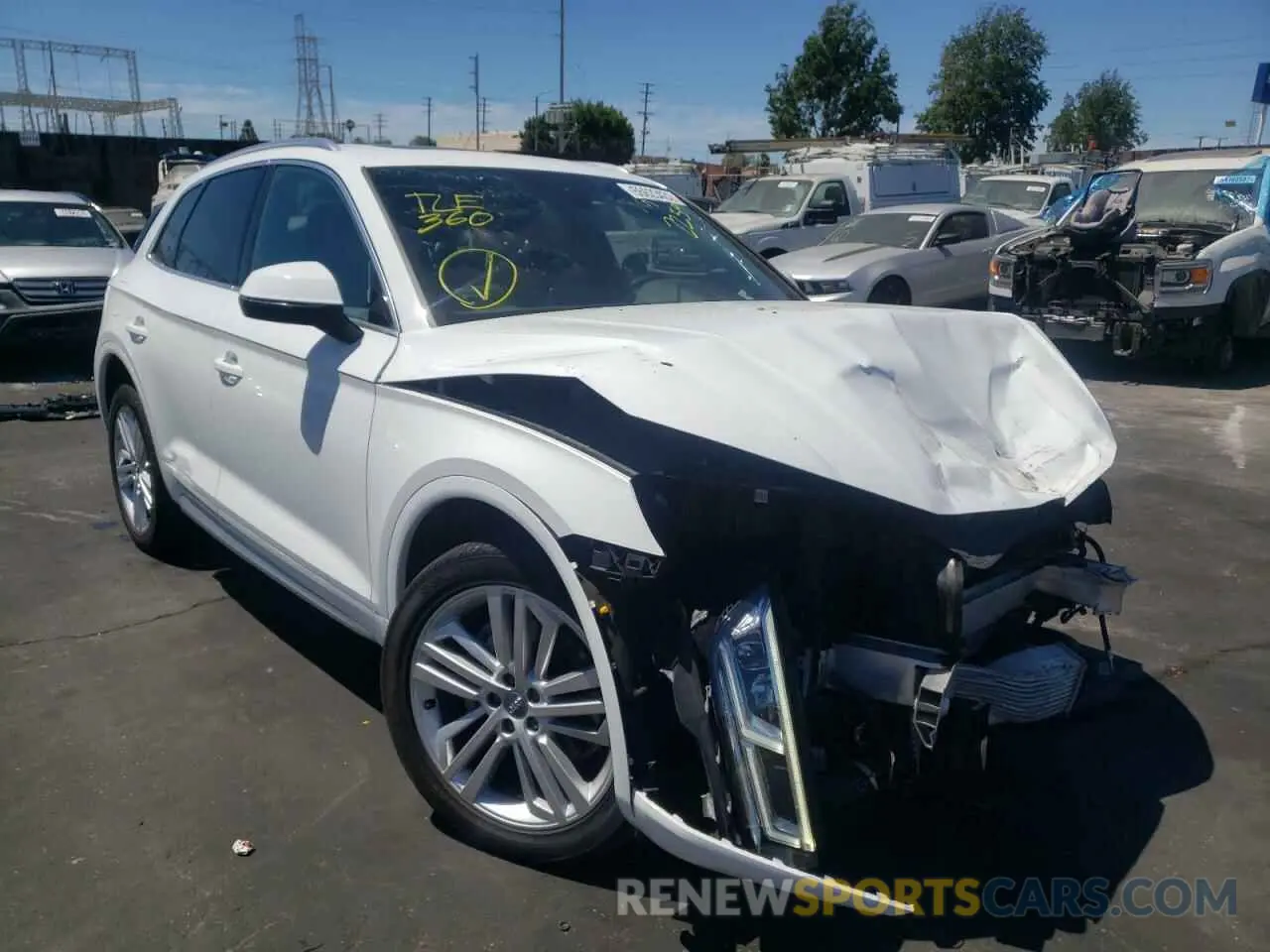 1 Photograph of a damaged car WA1BNAFY3K2102259 AUDI Q5 2019