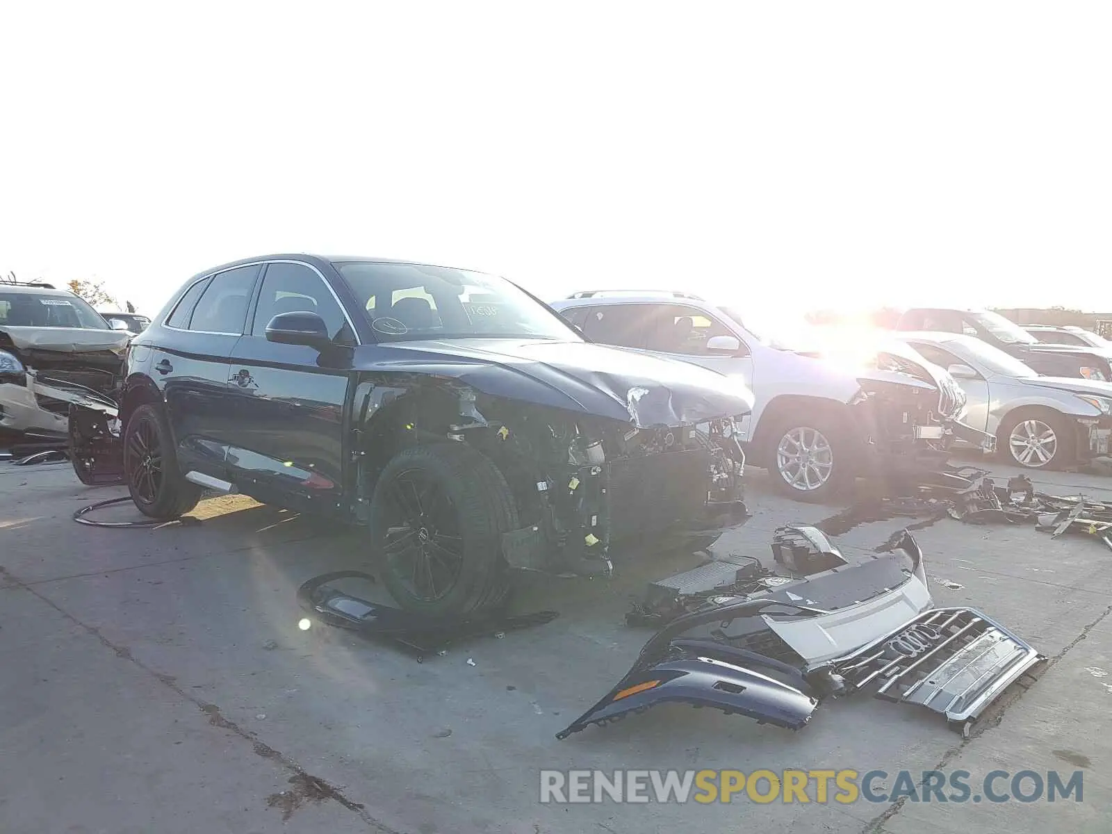 1 Photograph of a damaged car WA1BNAFY3K2128473 AUDI Q5 2019