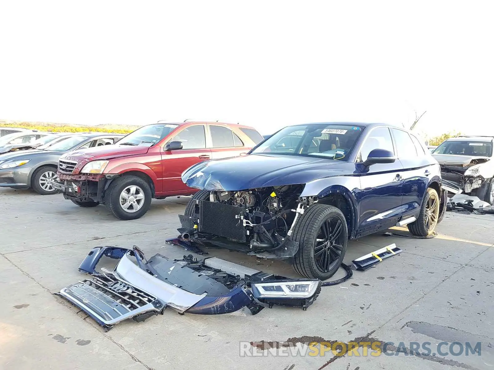 2 Photograph of a damaged car WA1BNAFY3K2128473 AUDI Q5 2019