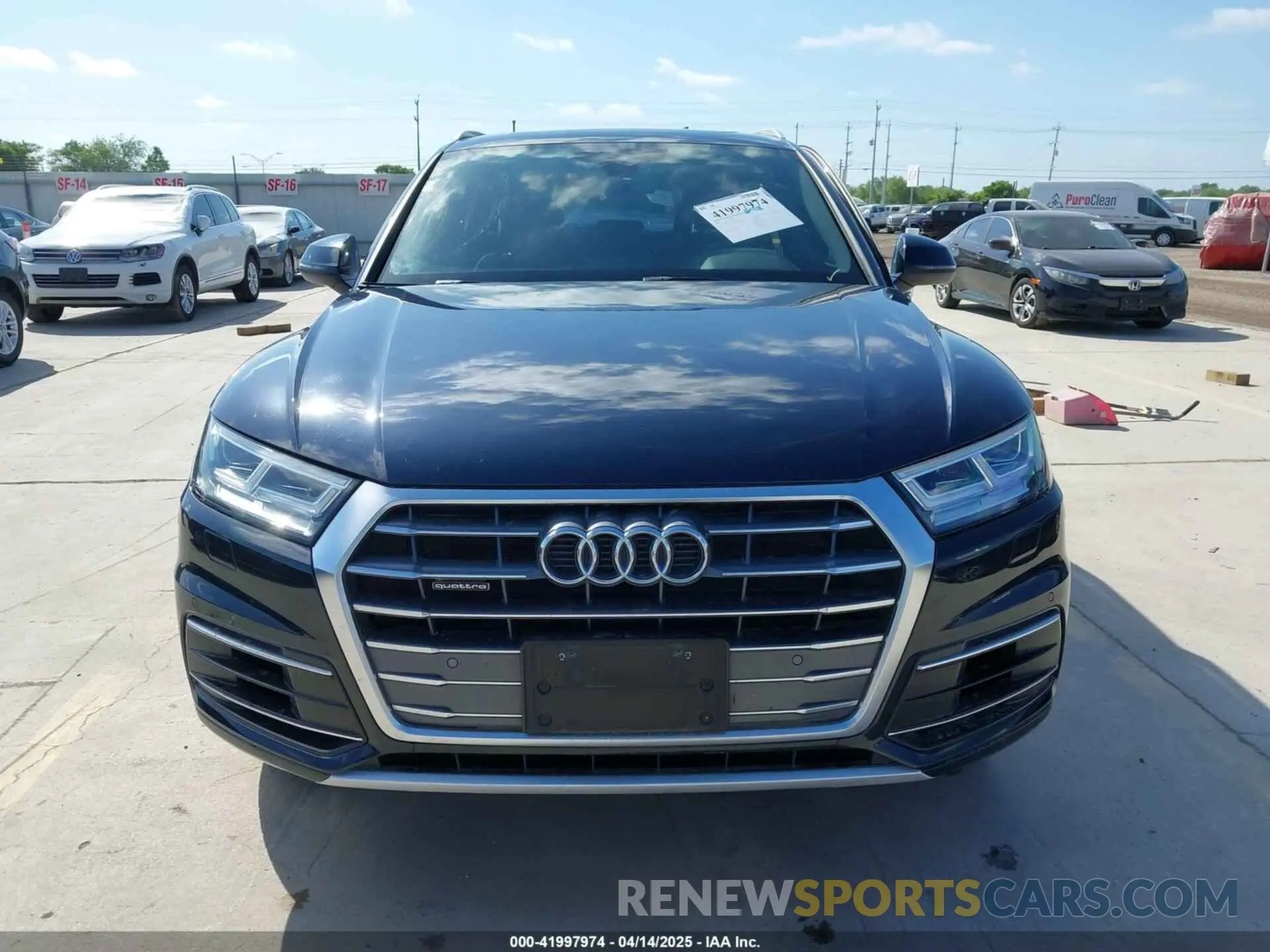 11 Фотография поврежденного автомобиля WA1BNAFY7K2022057 AUDI Q5 2019