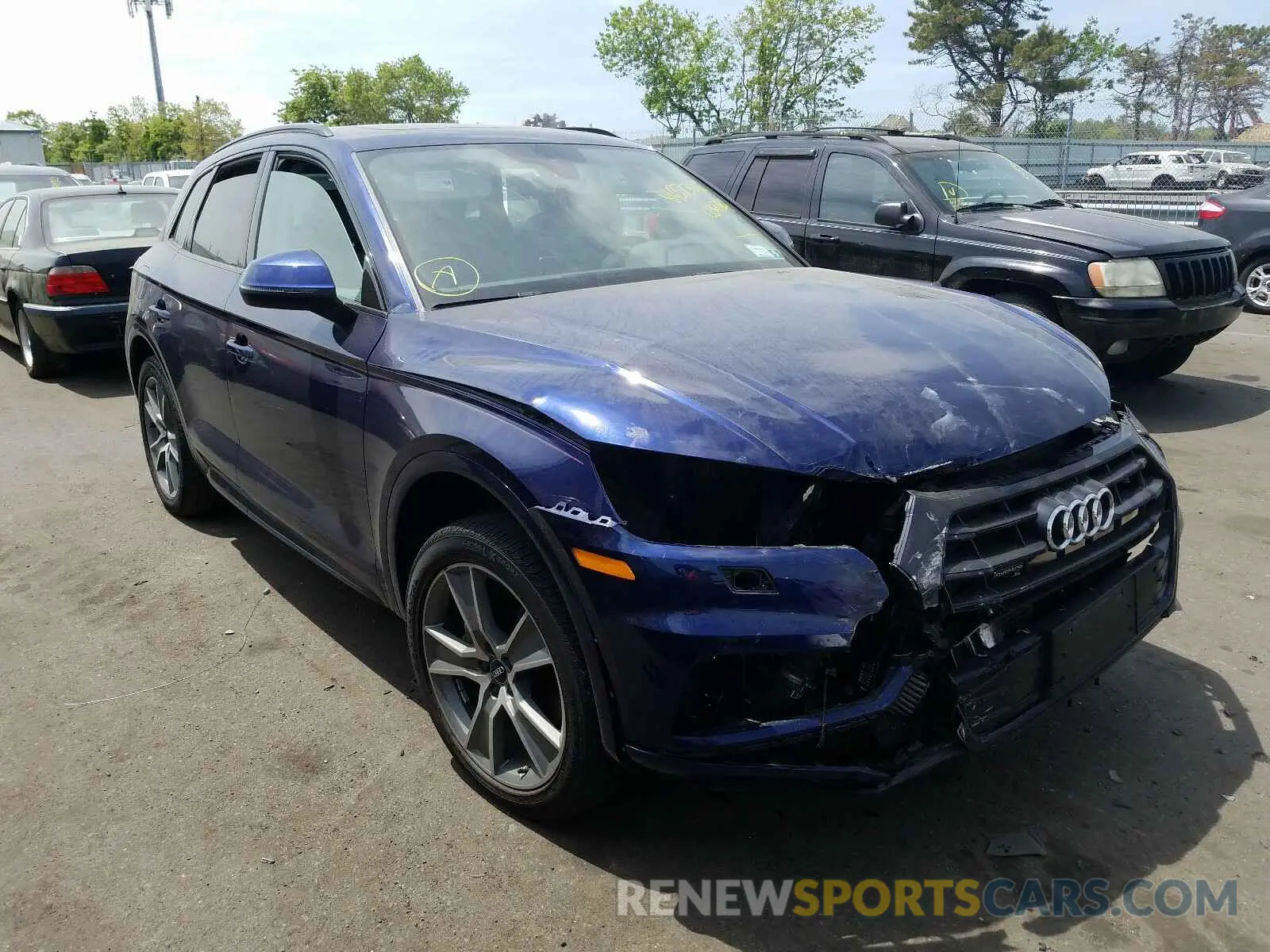 1 Фотография поврежденного автомобиля WA1BNAFY7K2034760 AUDI Q5 2019