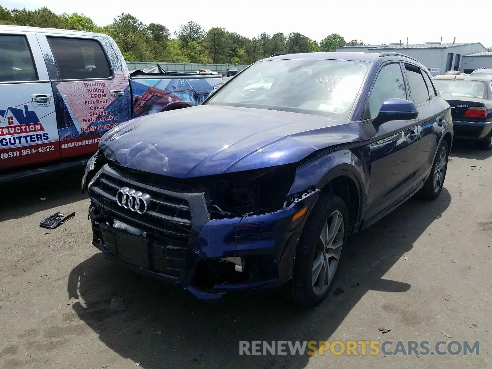 2 Фотография поврежденного автомобиля WA1BNAFY7K2034760 AUDI Q5 2019