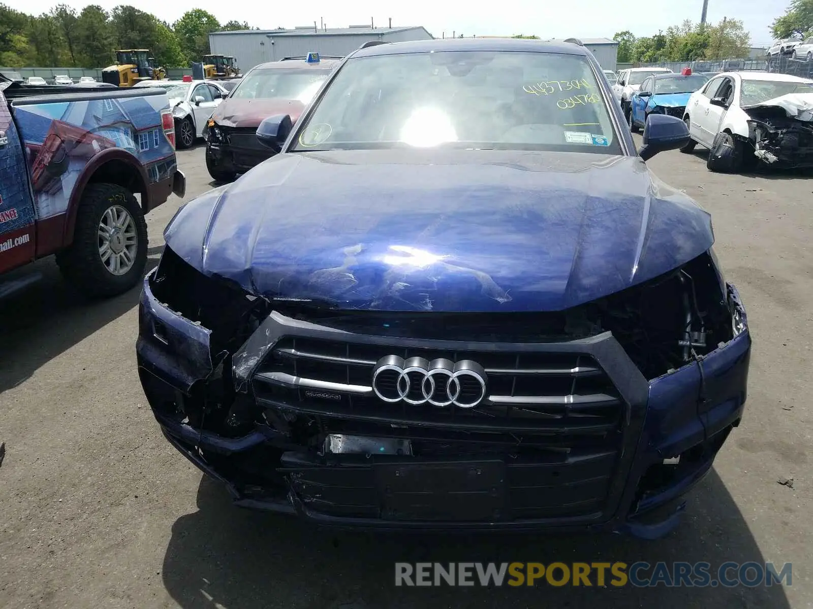 9 Фотография поврежденного автомобиля WA1BNAFY7K2034760 AUDI Q5 2019
