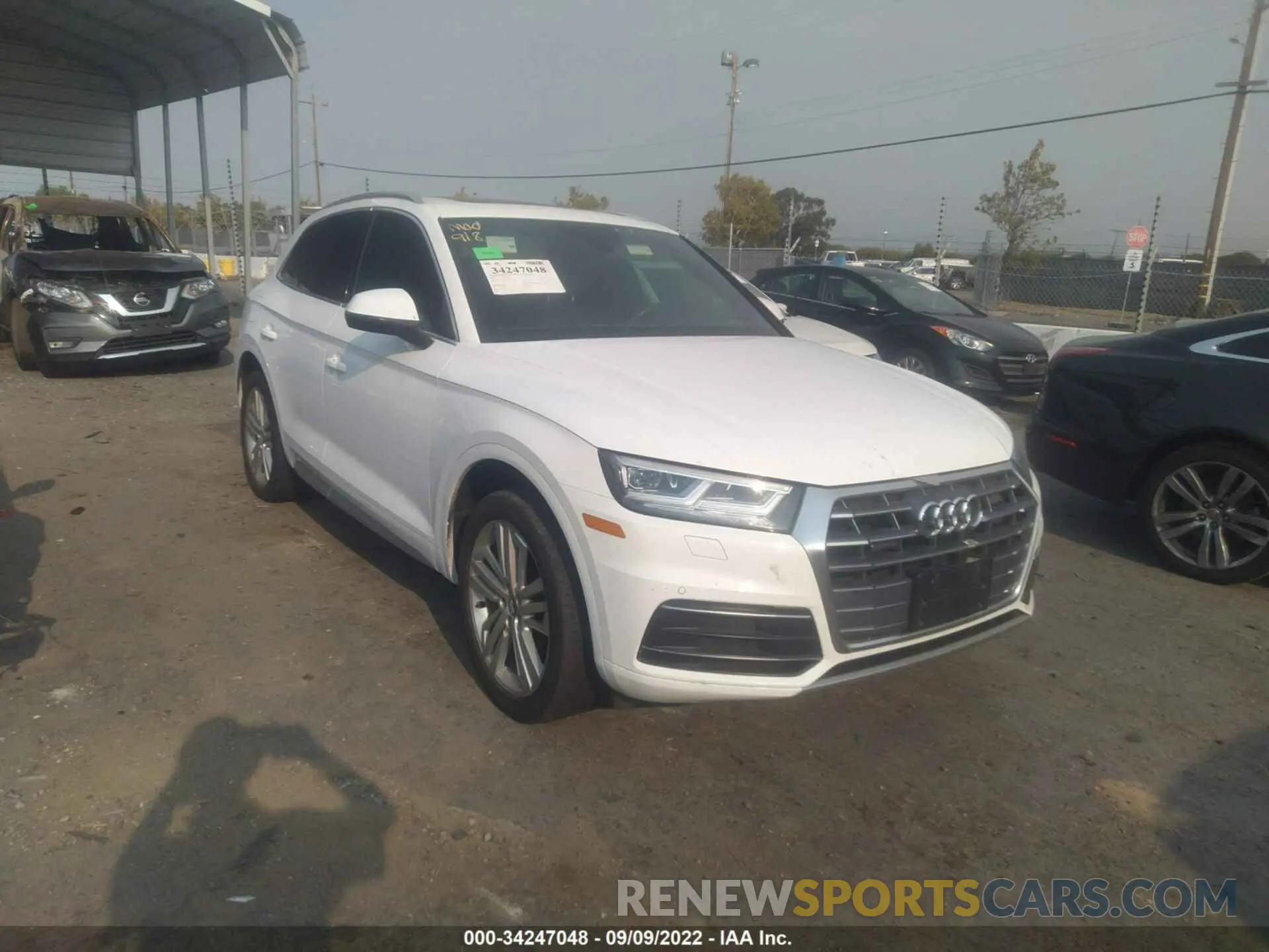 1 Фотография поврежденного автомобиля WA1BNAFY7K2089595 AUDI Q5 2019