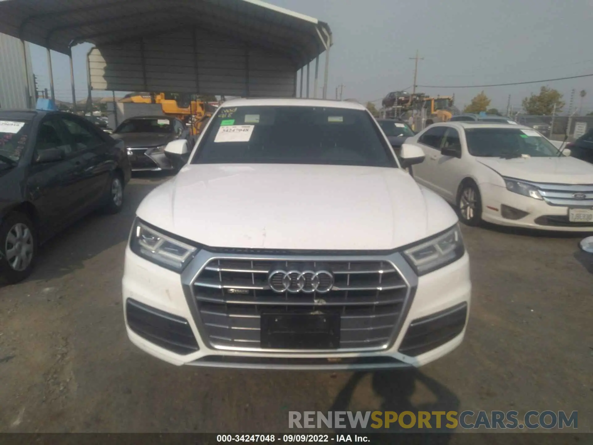 6 Фотография поврежденного автомобиля WA1BNAFY7K2089595 AUDI Q5 2019