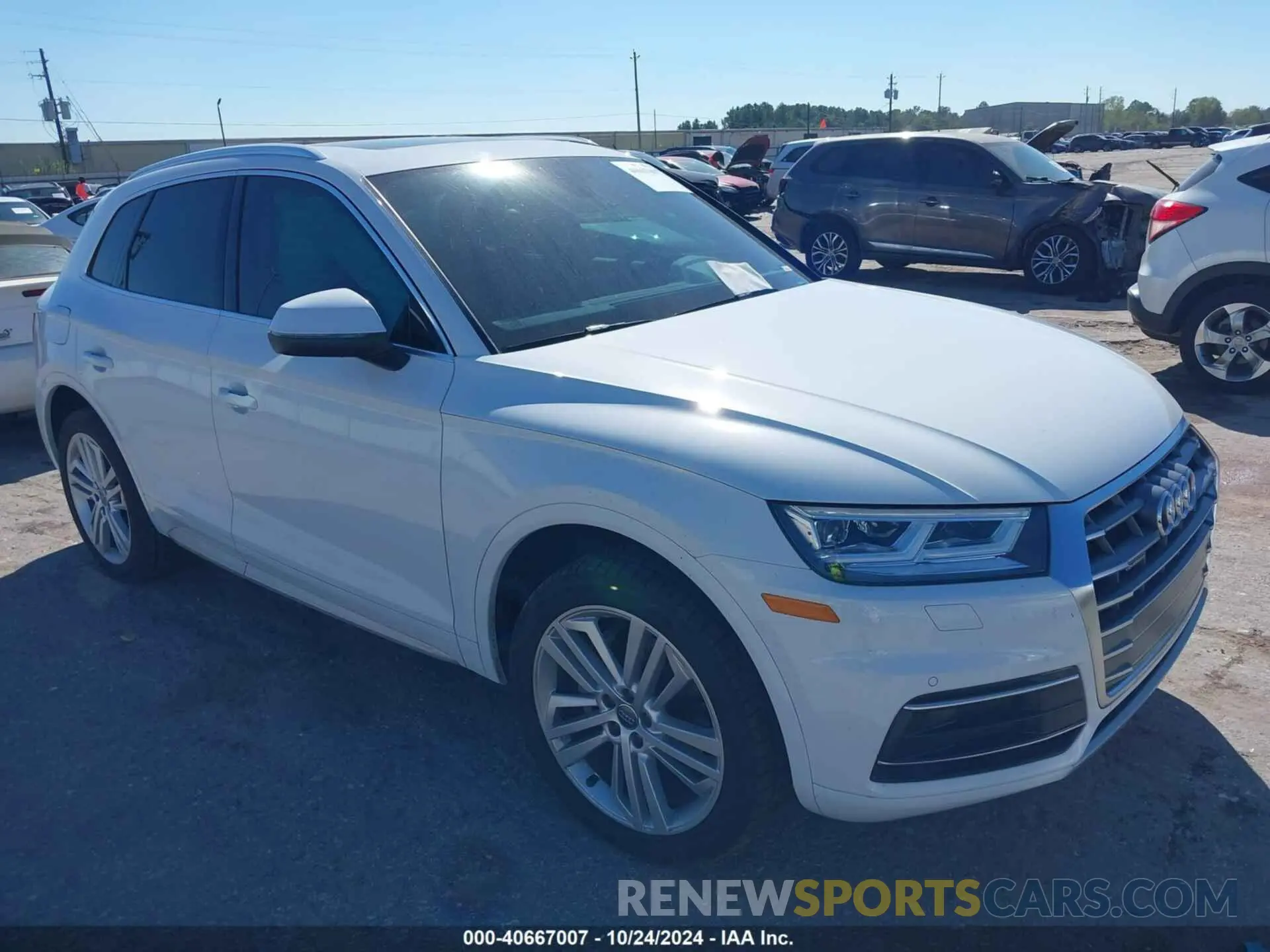 1 Фотография поврежденного автомобиля WA1BNAFY7K2101132 AUDI Q5 2019