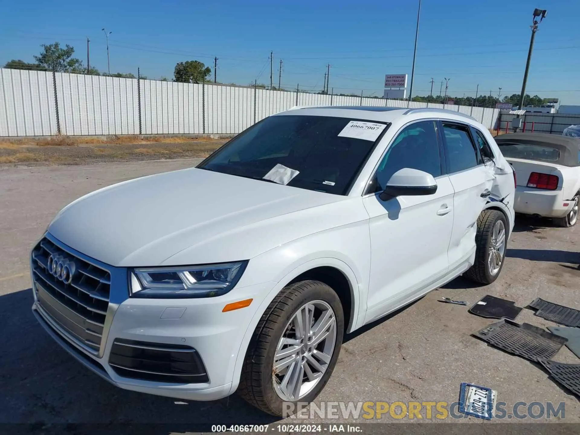 2 Фотография поврежденного автомобиля WA1BNAFY7K2101132 AUDI Q5 2019