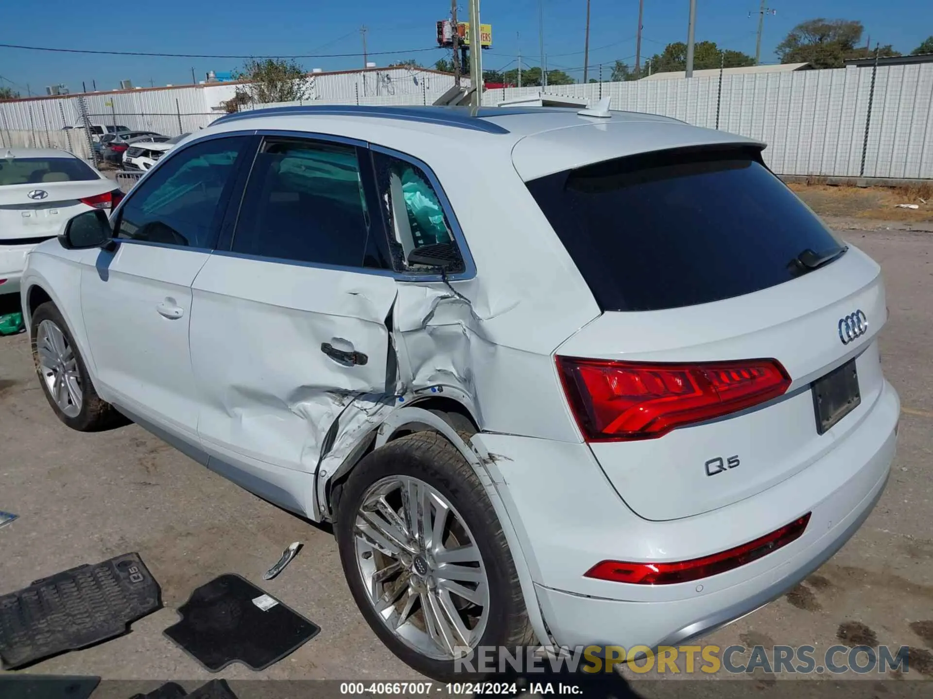 3 Фотография поврежденного автомобиля WA1BNAFY7K2101132 AUDI Q5 2019