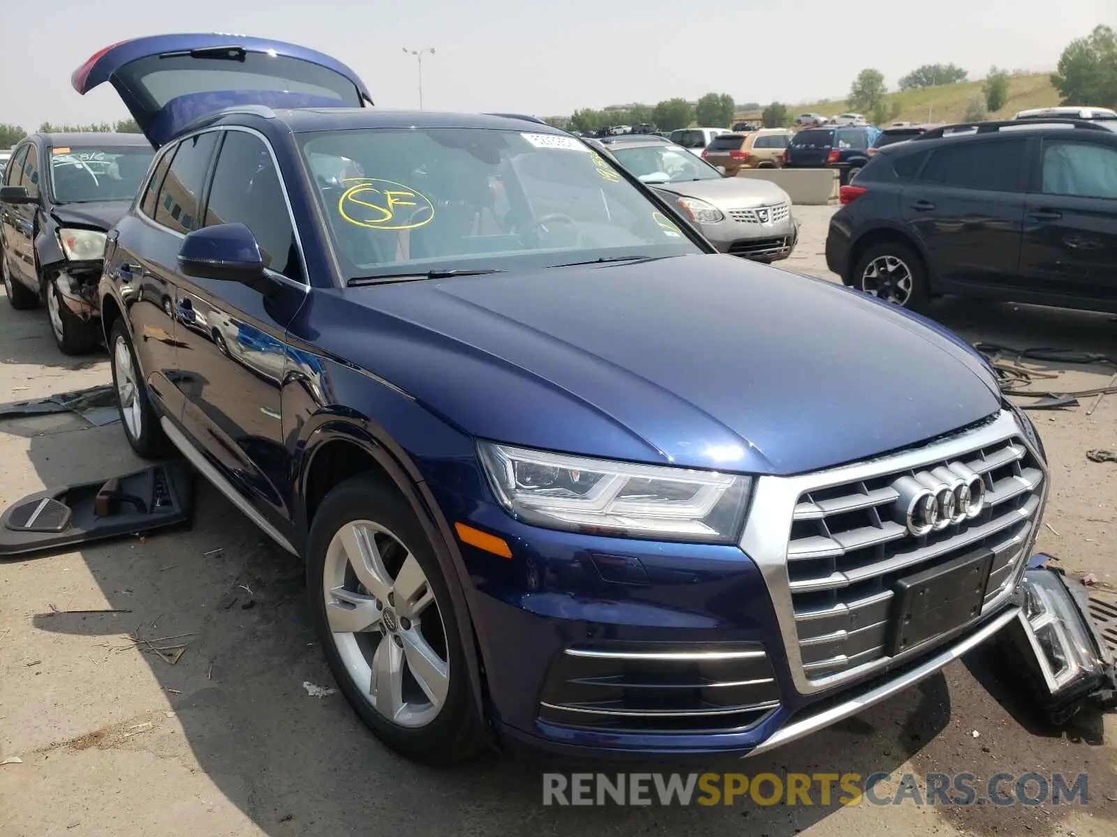 1 Photograph of a damaged car WA1BNAFY8K2057254 AUDI Q5 2019