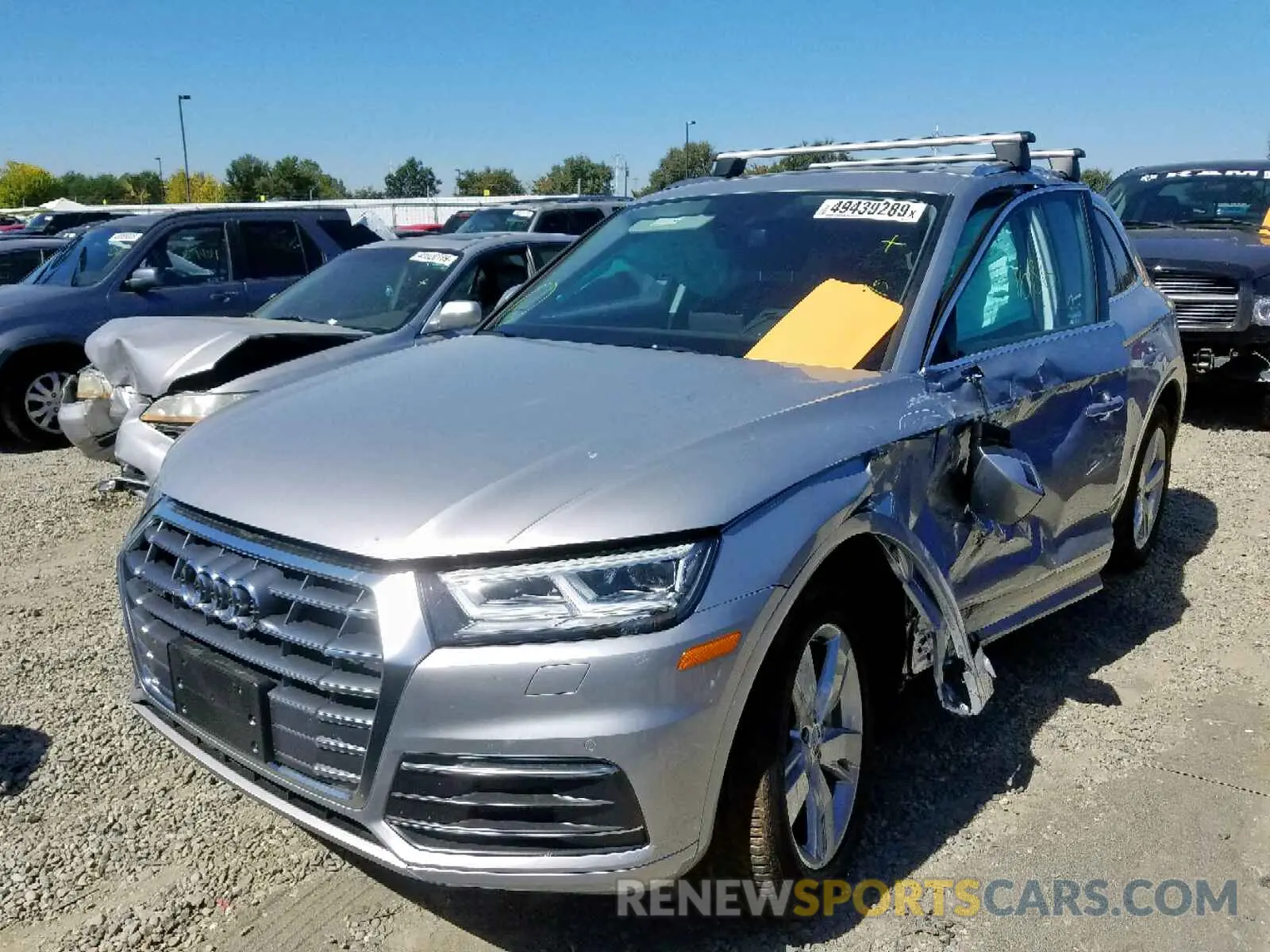 2 Photograph of a damaged car WA1BNAFY8K2064284 AUDI Q5 2019