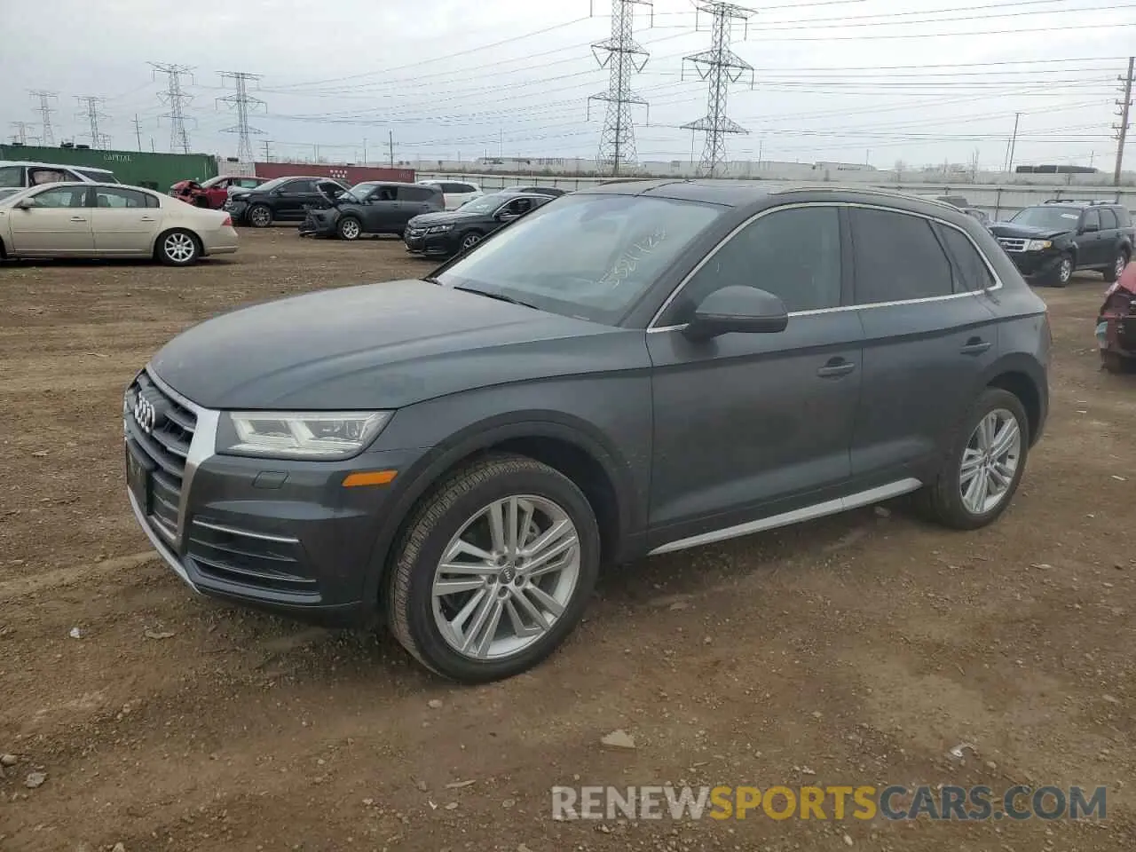 1 Фотография поврежденного автомобиля WA1BNAFY8K2104377 AUDI Q5 2019