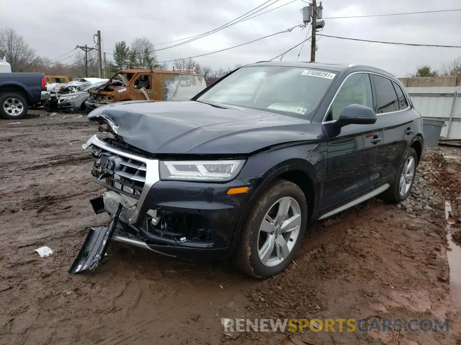 2 Фотография поврежденного автомобиля WA1BNAFY8K2126489 AUDI Q5 2019