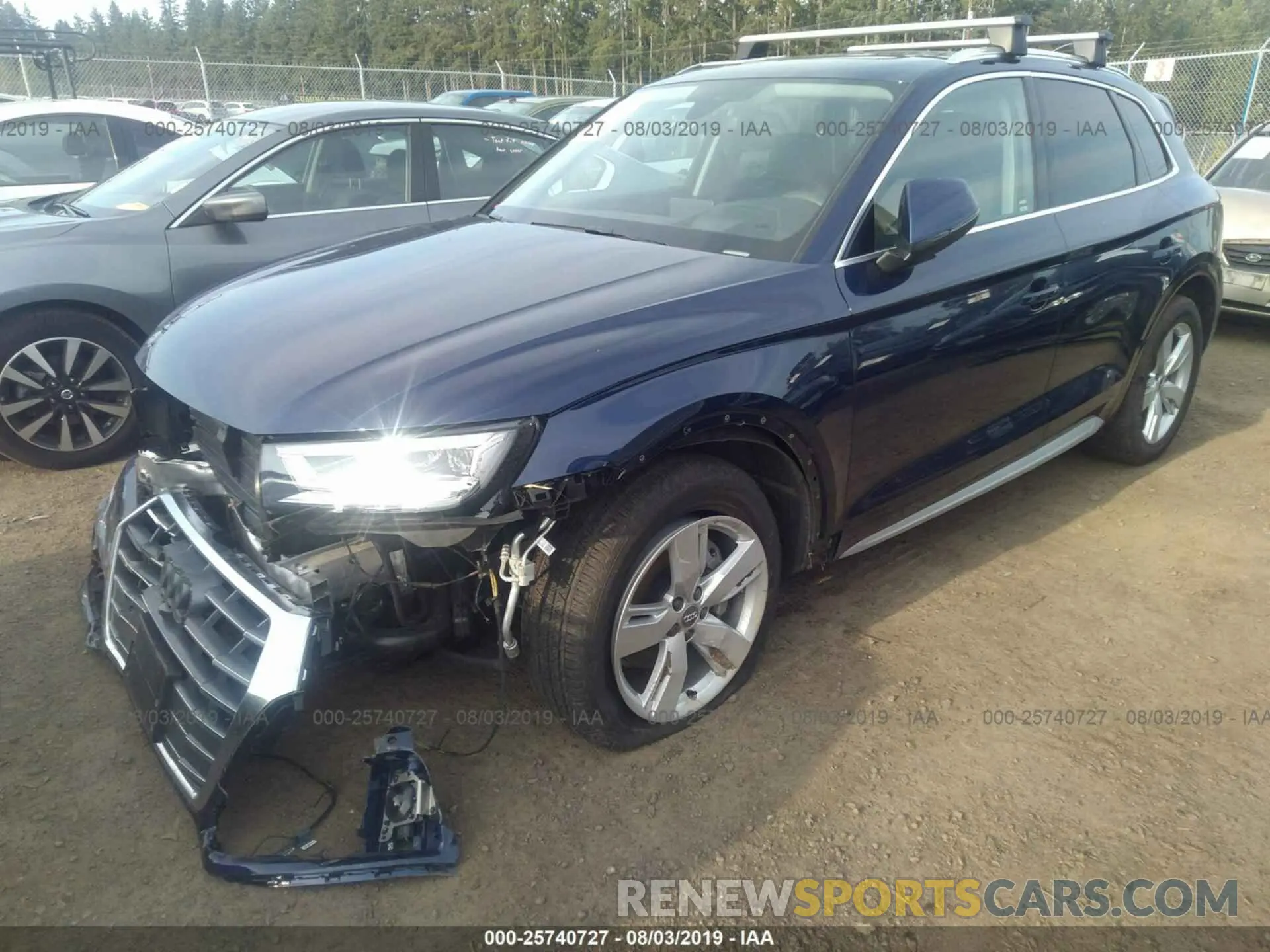 2 Photograph of a damaged car WA1CNAFY1K2023841 AUDI Q5 2019