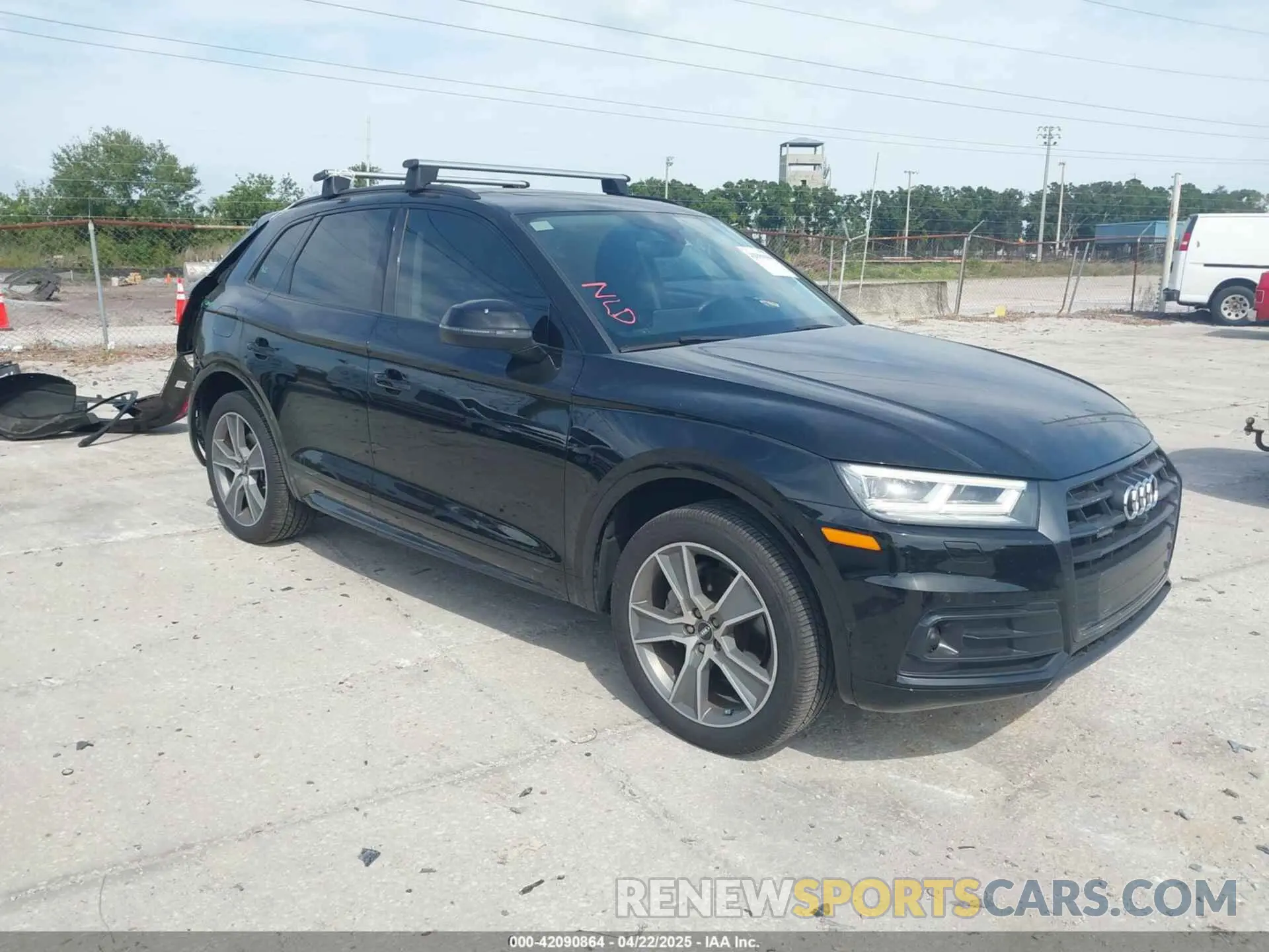 1 Фотография поврежденного автомобиля WA1CNAFY2K2018518 AUDI Q5 2019