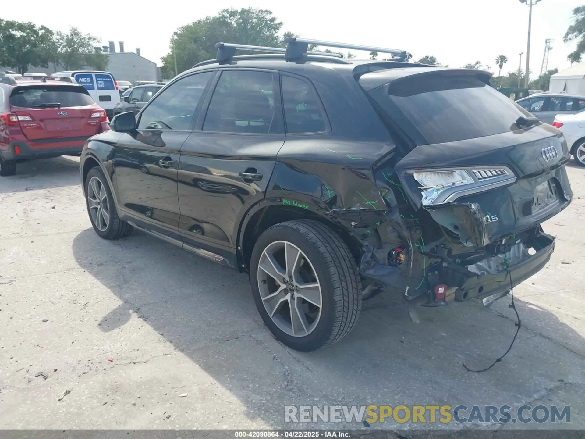 3 Фотография поврежденного автомобиля WA1CNAFY2K2018518 AUDI Q5 2019
