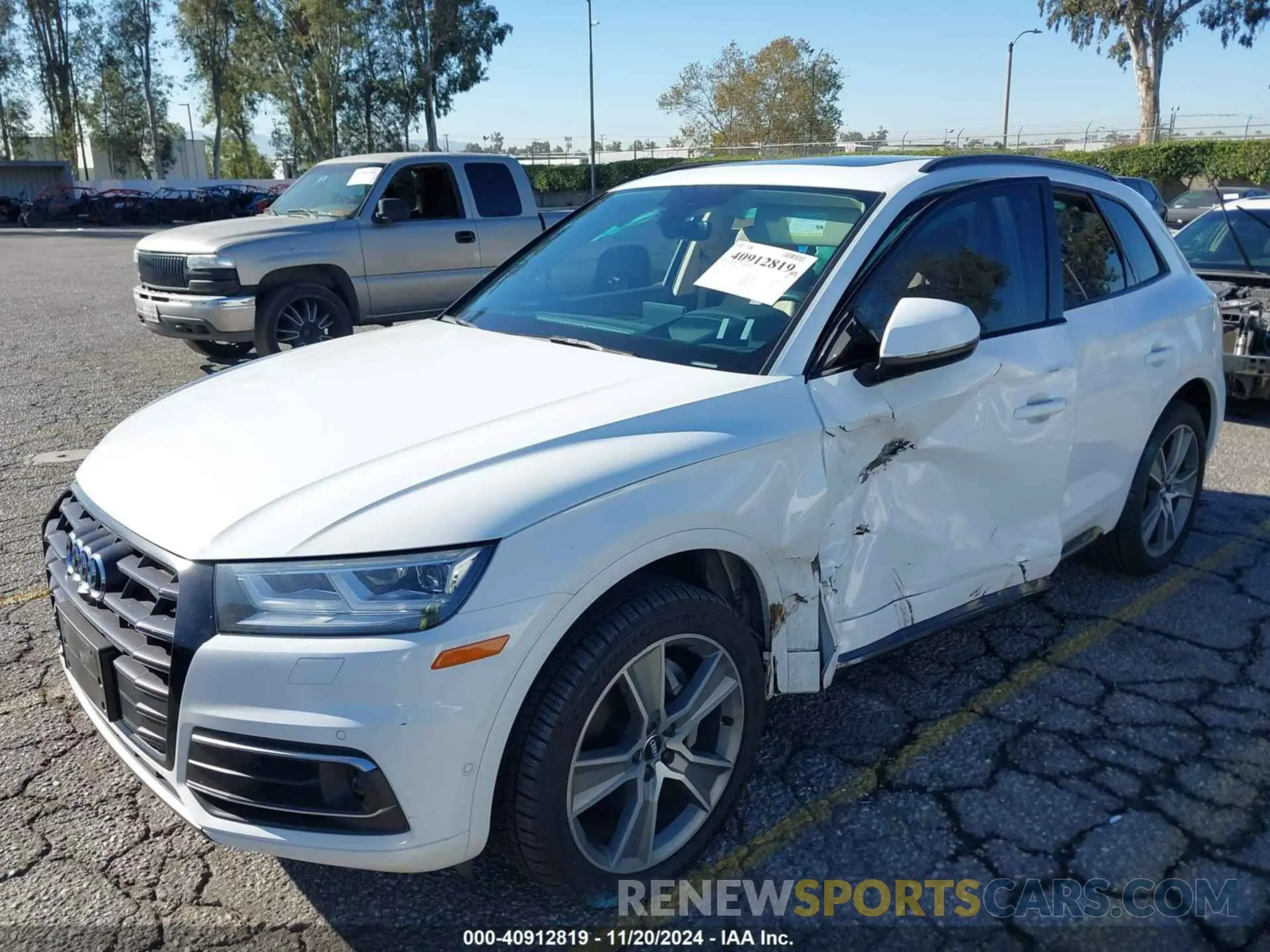 2 Фотография поврежденного автомобиля WA1CNAFY8K2125542 AUDI Q5 2019