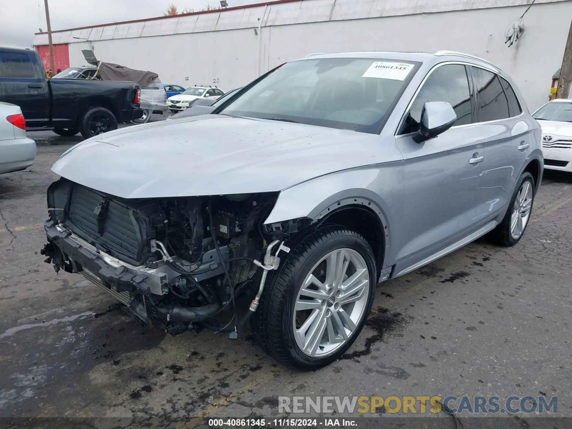2 Photograph of a damaged car WA1CNAFYXK2034885 AUDI Q5 2019