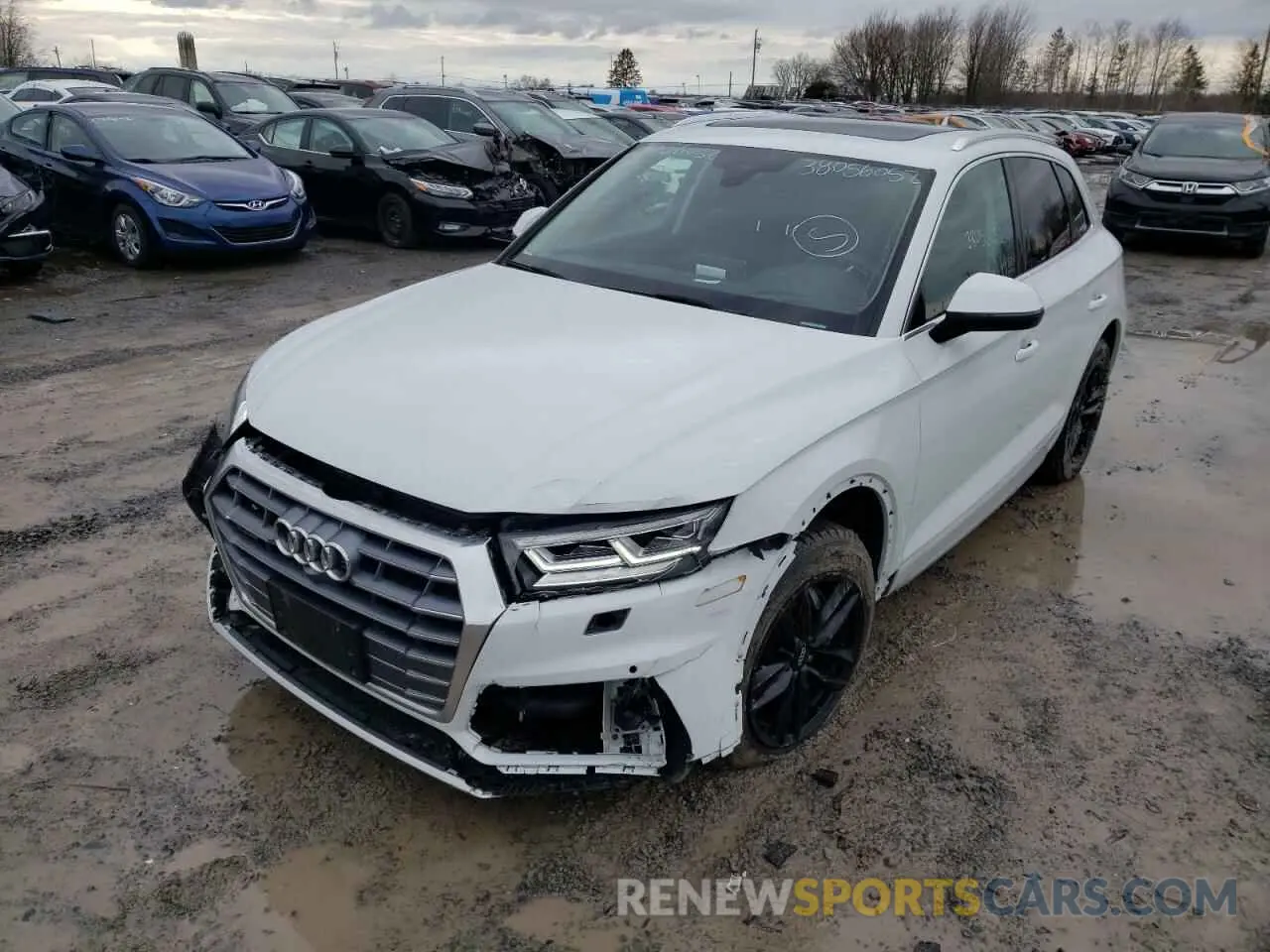 2 Photograph of a damaged car WA1CNAFYXK2080801 AUDI Q5 2019