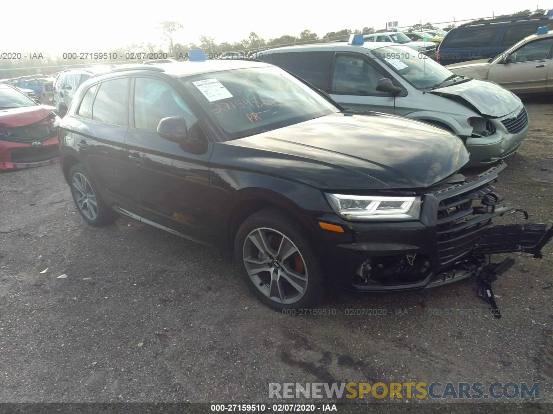 1 Photograph of a damaged car WA1CNBFY2K2081656 AUDI Q5 2019
