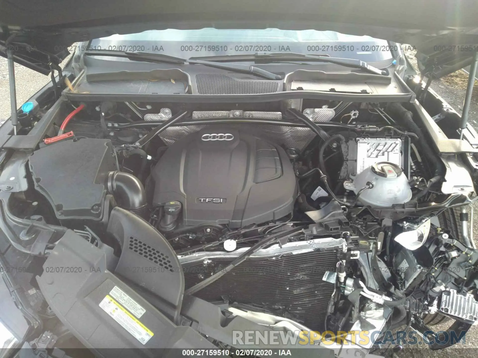 10 Photograph of a damaged car WA1CNBFY2K2081656 AUDI Q5 2019