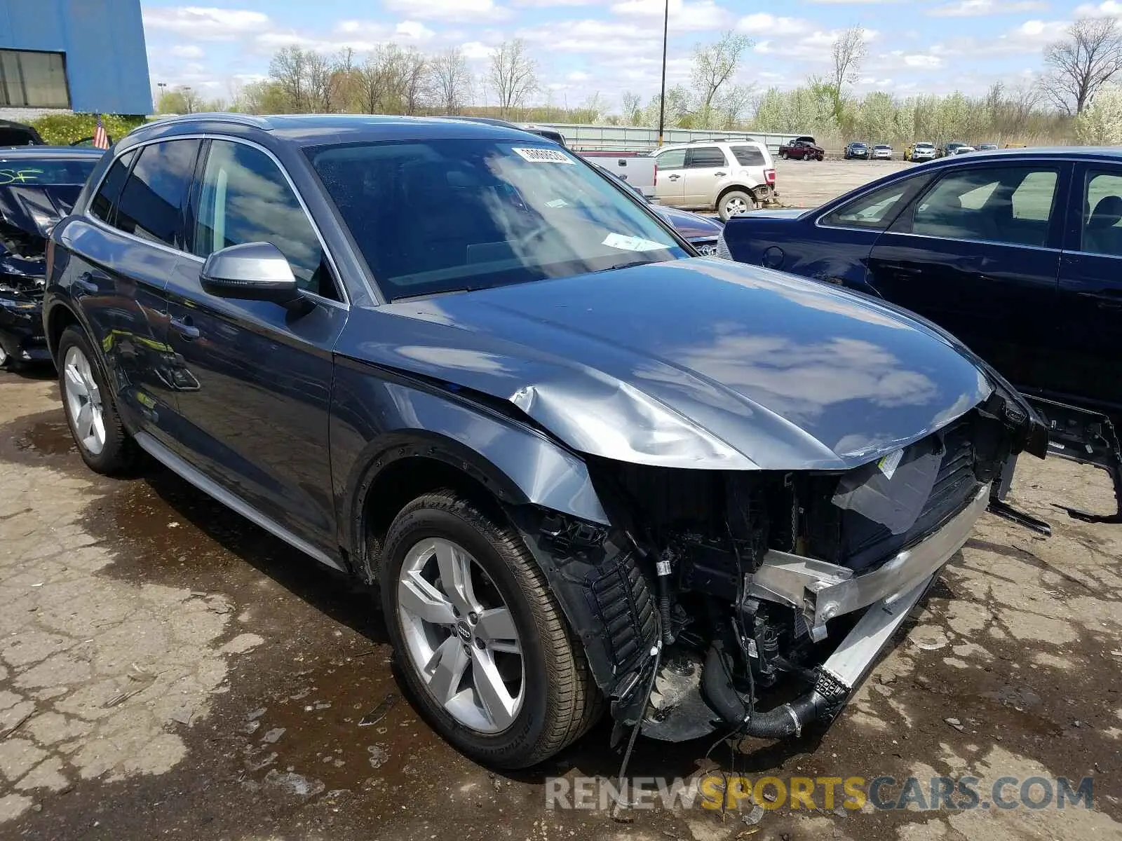 1 Photograph of a damaged car WA1CNBFYXK2129078 AUDI Q5 2019