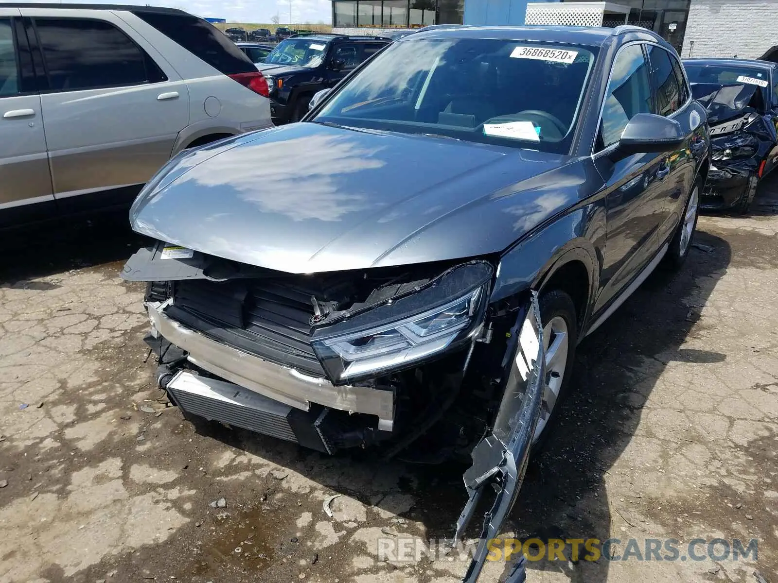 2 Photograph of a damaged car WA1CNBFYXK2129078 AUDI Q5 2019