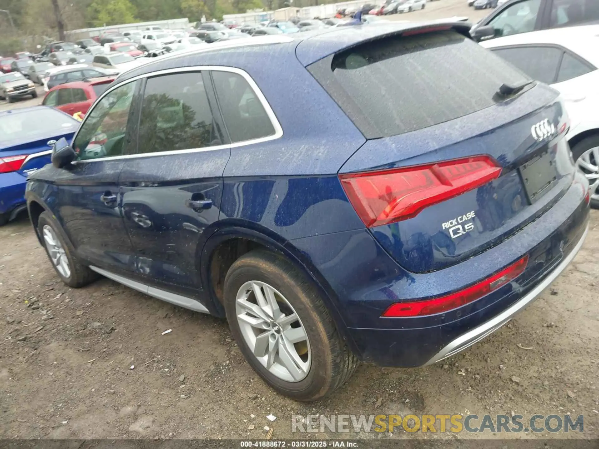 3 Фотография поврежденного автомобиля WA1ANAFY0L2115774 AUDI Q5 2020