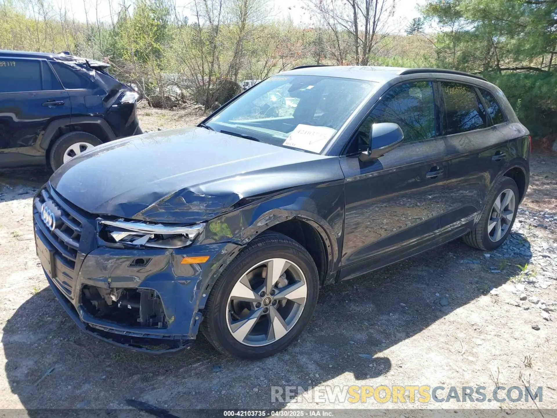 2 Фотография поврежденного автомобиля WA1ANAFY0L2116391 AUDI Q5 2020