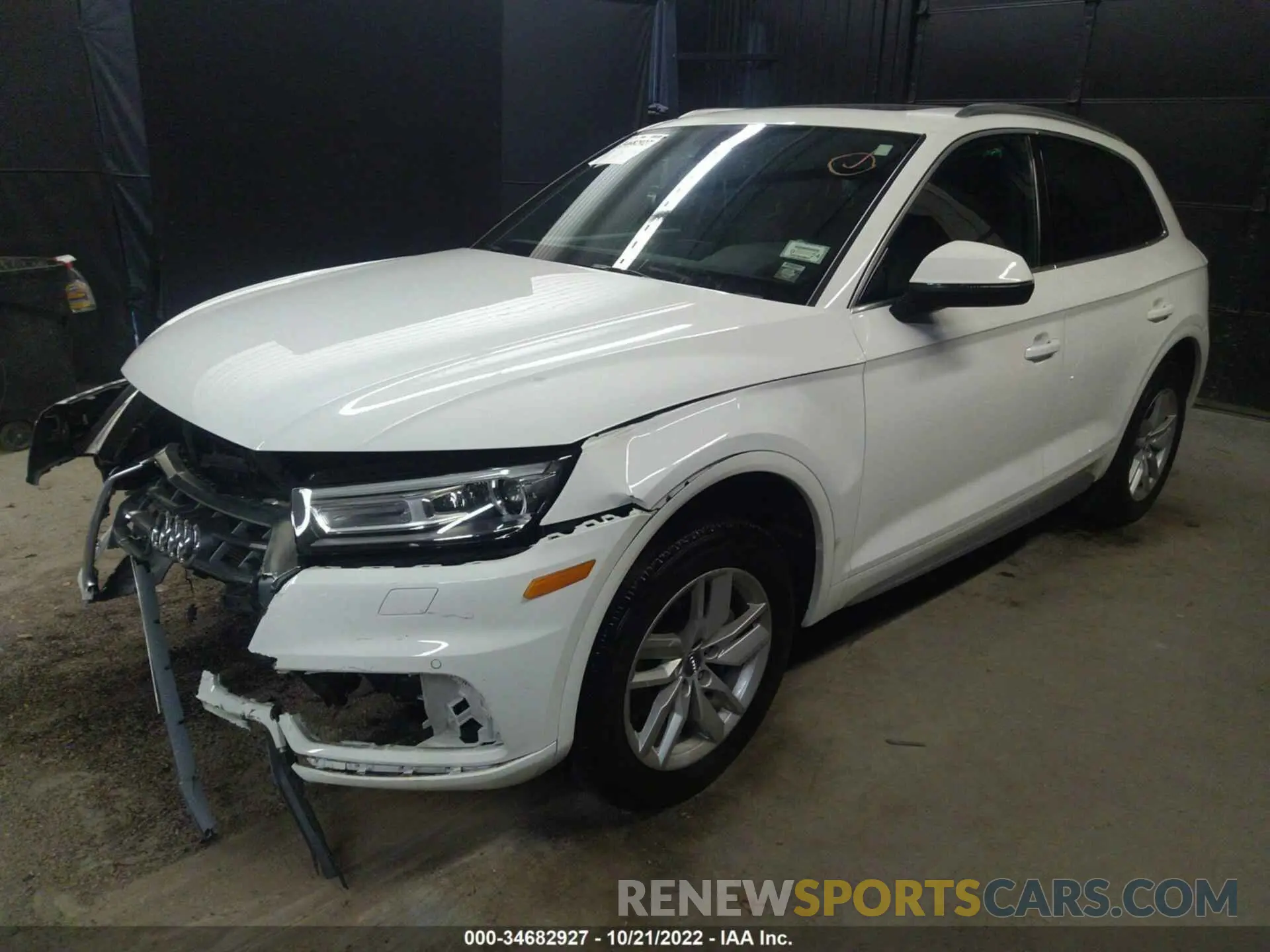 2 Фотография поврежденного автомобиля WA1ANAFY1L2098922 AUDI Q5 2020