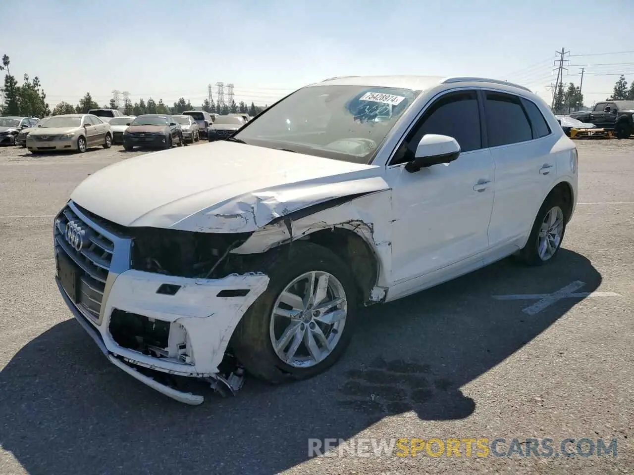 1 Фотография поврежденного автомобиля WA1ANAFY5L2039890 AUDI Q5 2020
