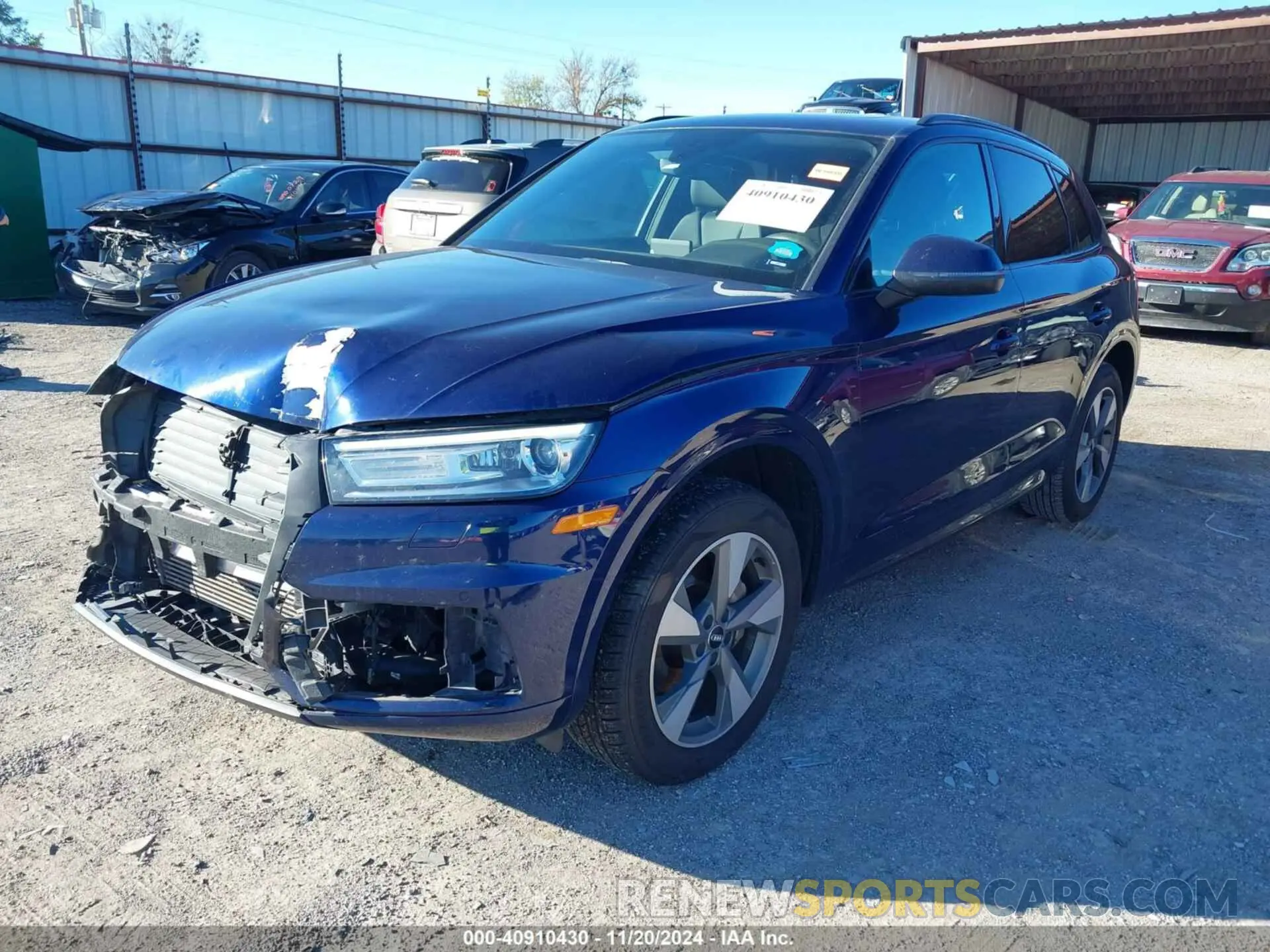 2 Photograph of a damaged car WA1ANAFY8L2114856 AUDI Q5 2020