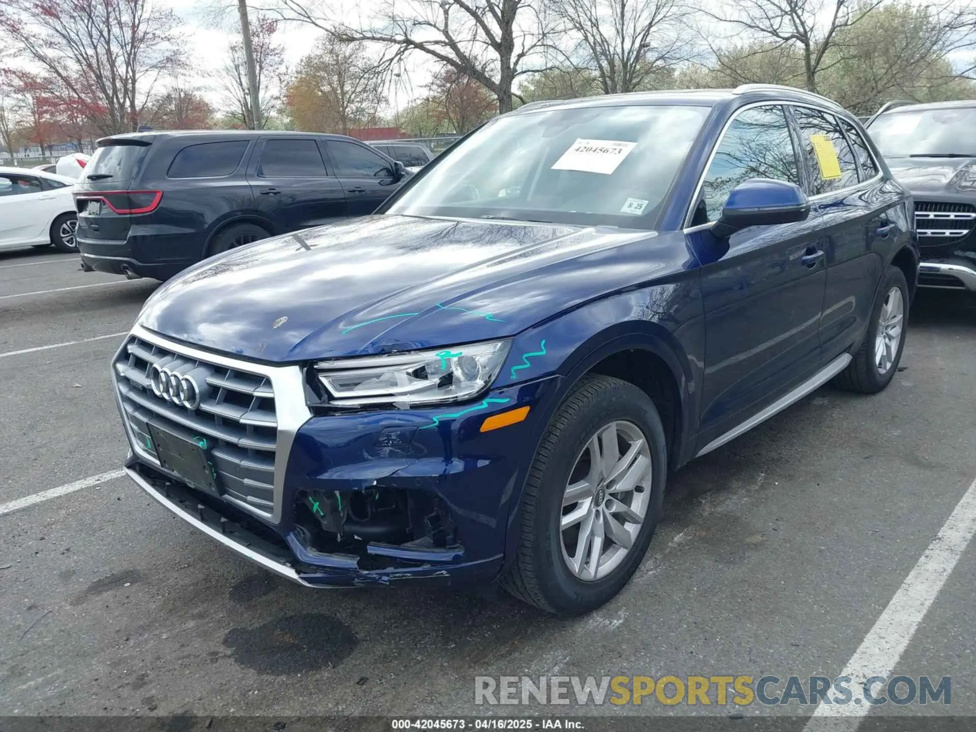 2 Фотография поврежденного автомобиля WA1ANAFY9L2053307 AUDI Q5 2020