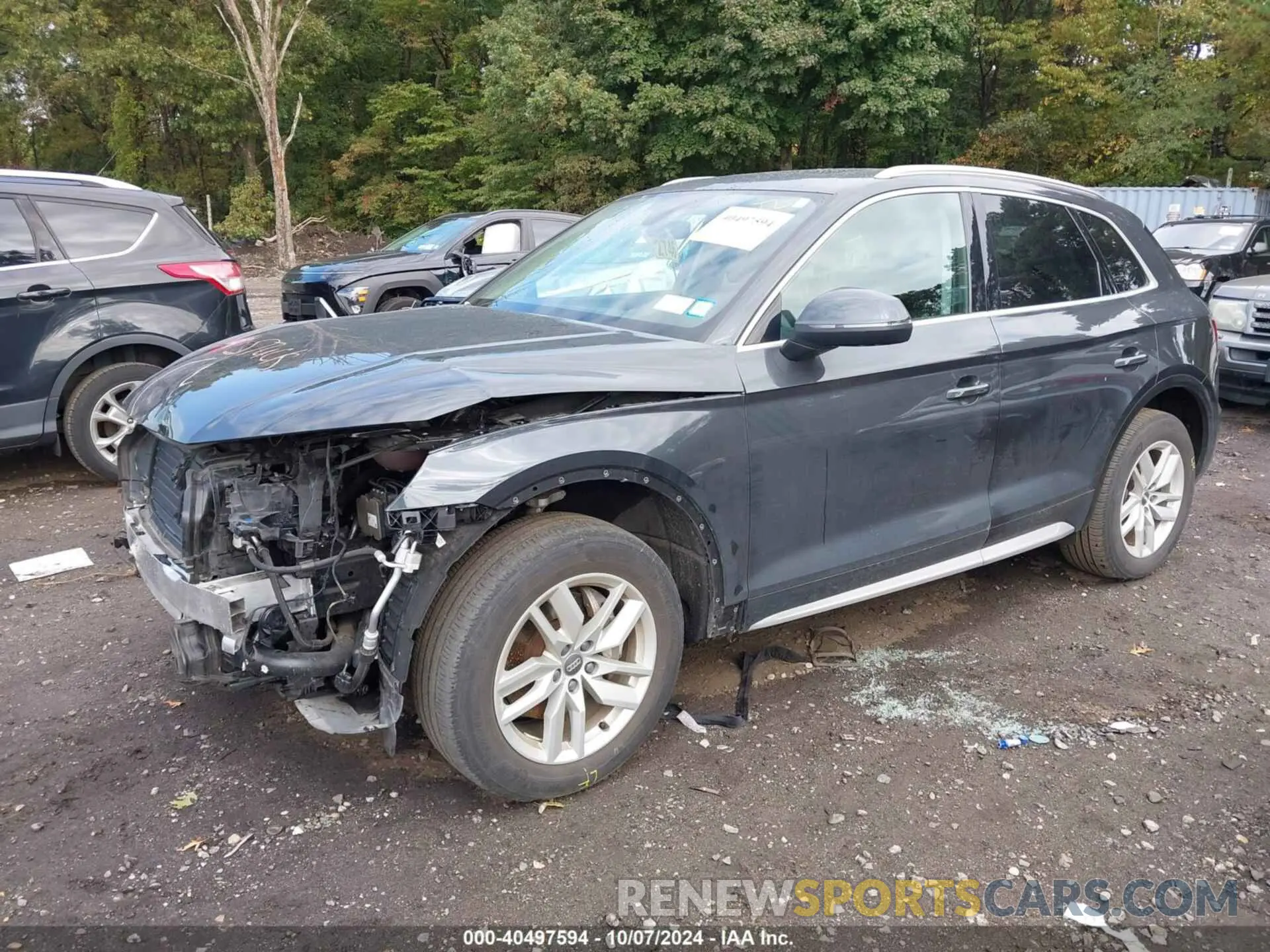 2 Фотография поврежденного автомобиля WA1ANAFY9L2102523 AUDI Q5 2020