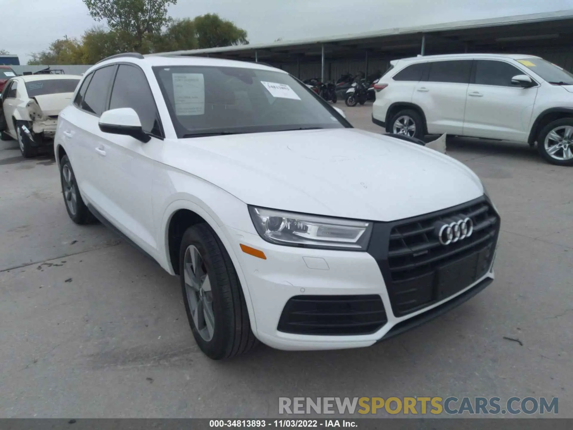 1 Фотография поврежденного автомобиля WA1ANAFY9L2112713 AUDI Q5 2020