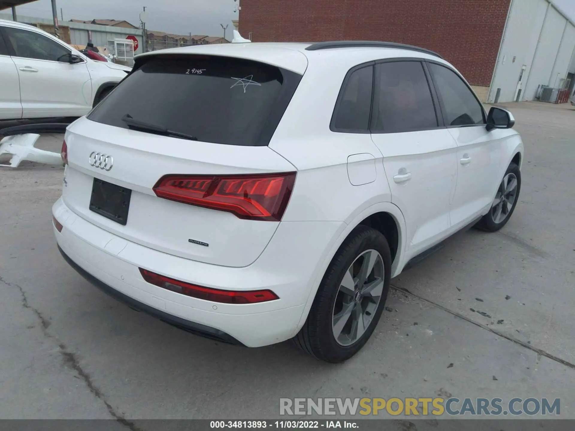 4 Фотография поврежденного автомобиля WA1ANAFY9L2112713 AUDI Q5 2020